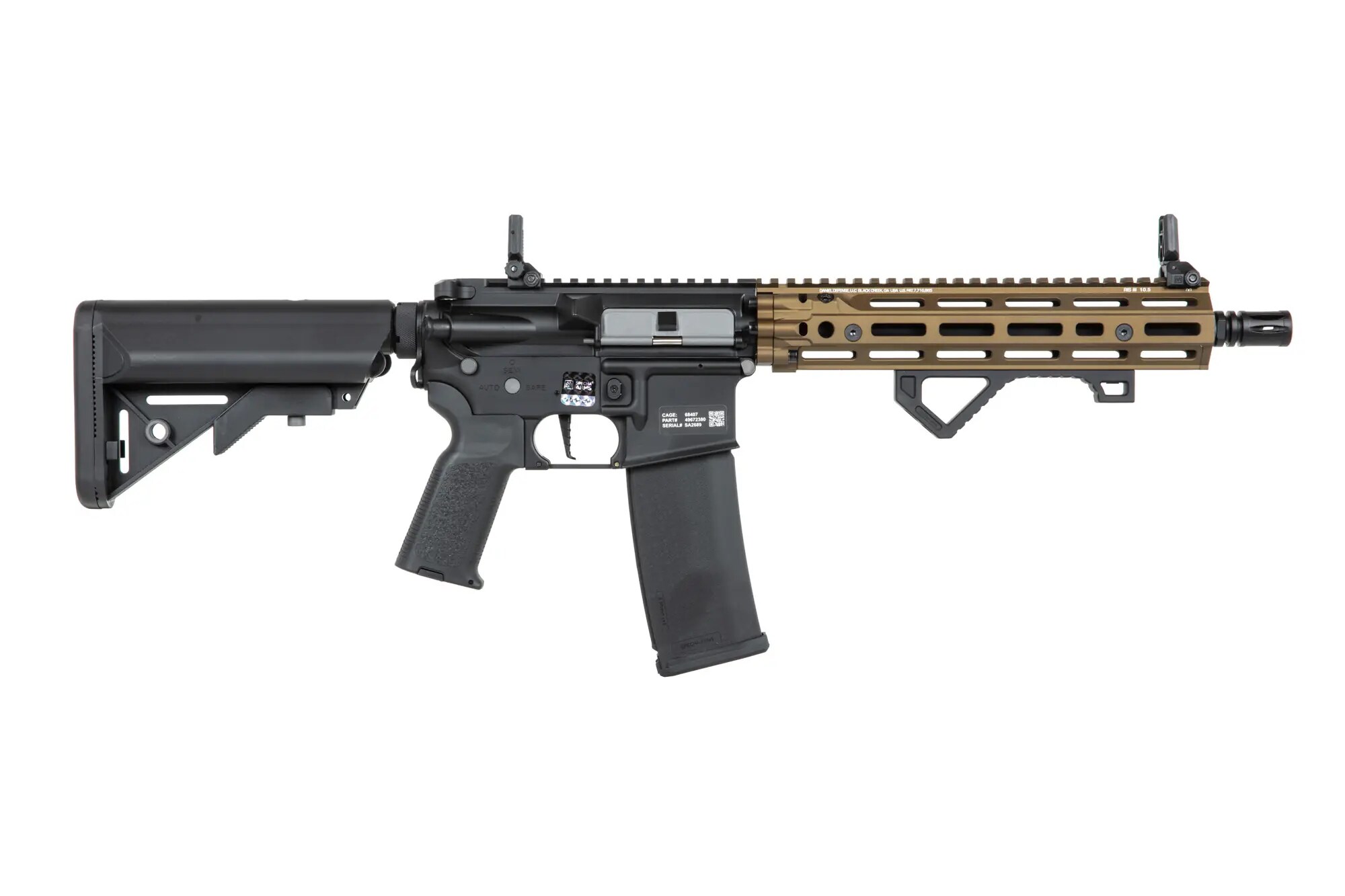 Штурмова гвинтівка AEG Specna Arms SA-P27 PRIME HAL ETU Daniel Defense RIS III 10,5