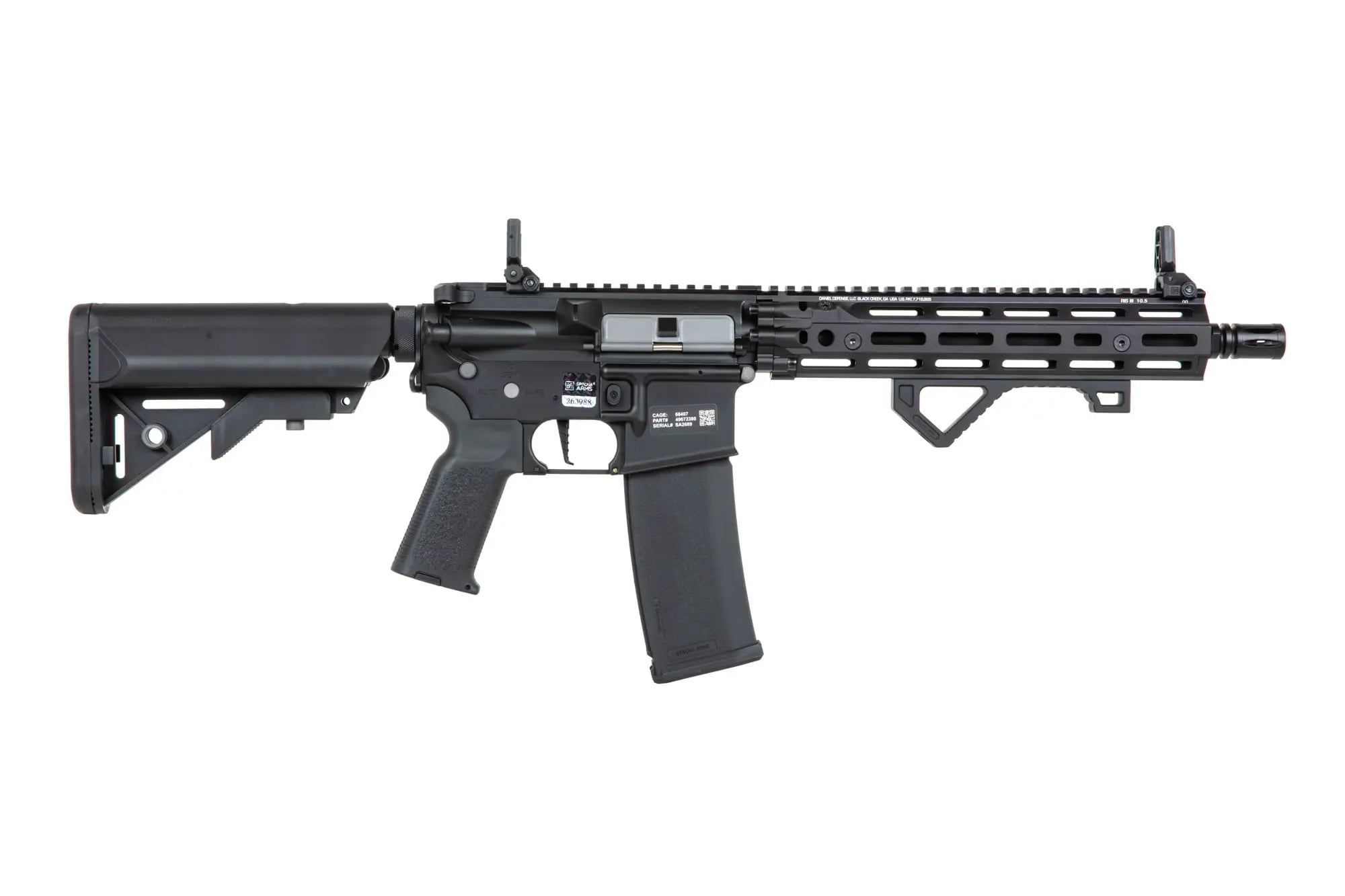 Karabinek szturmowy AEG Specna Arms SA-P27 PRIME HAL ETU Daniel Defense RIS III 10,5