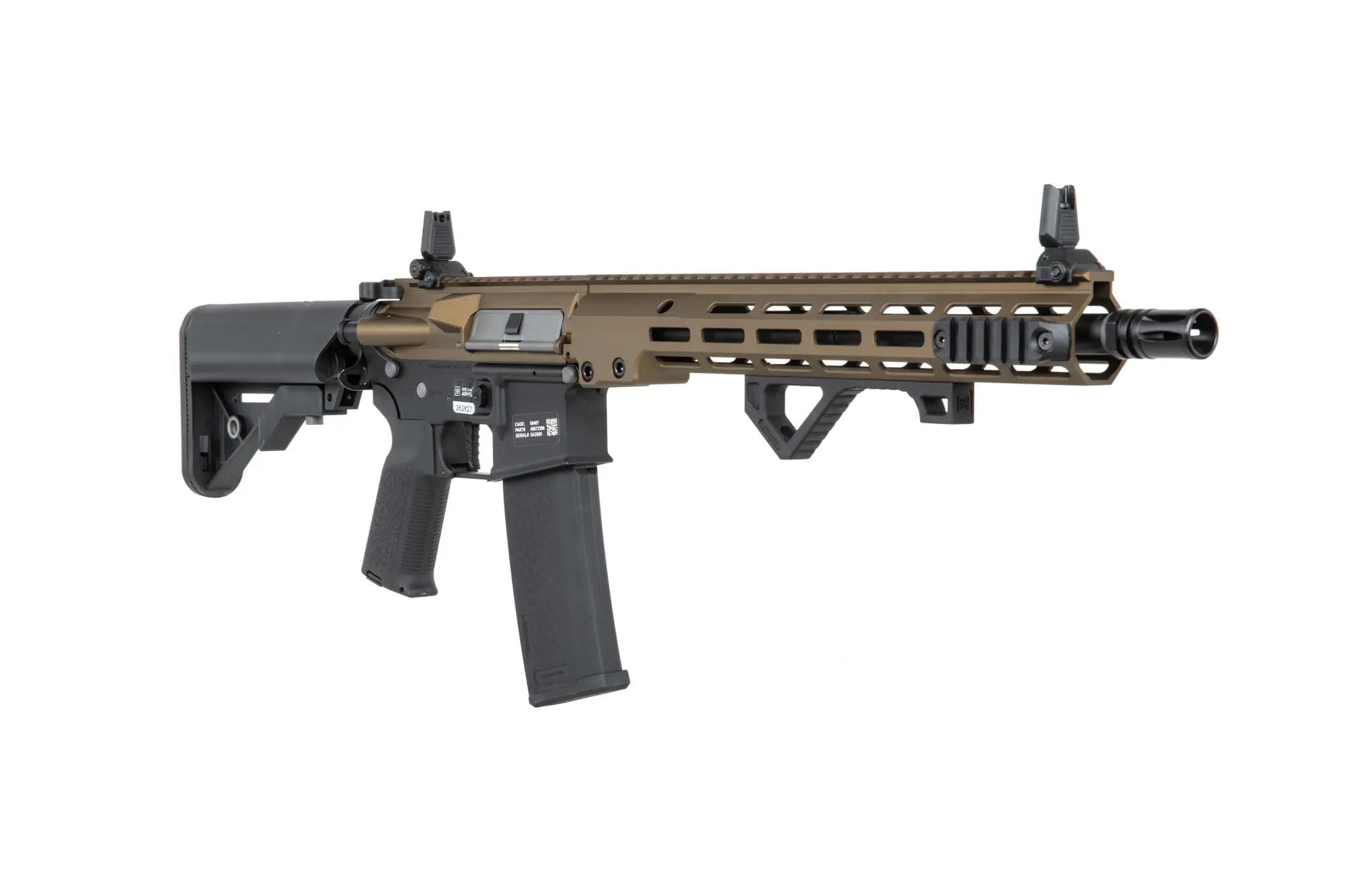 Karabinek szturmowy AEG Specna Arms SA-P22 PRIME HAL ETU - Half-Bronze