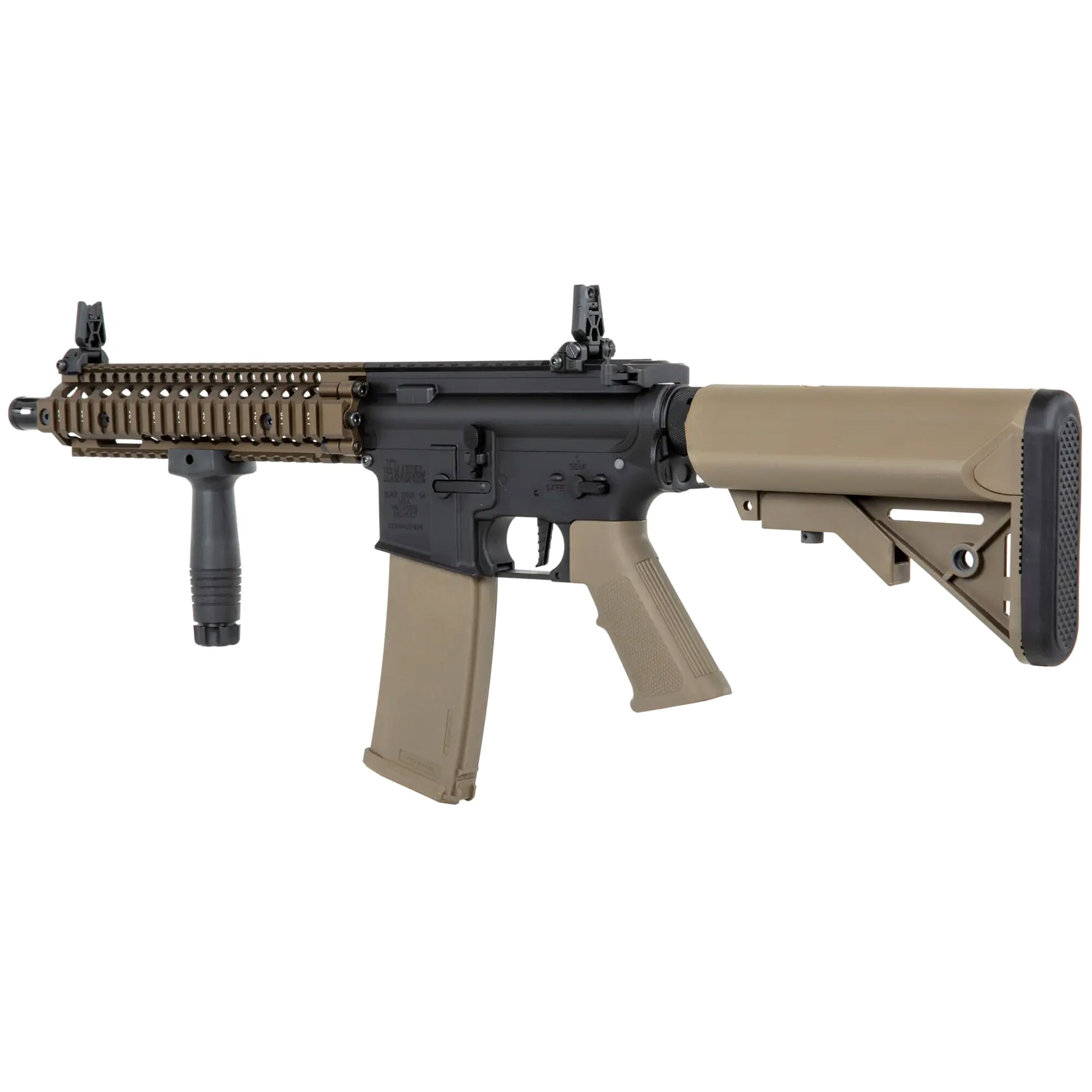 Karabinek szturmowy AEG Specna Arms SA-P19 PRIME HAL ETU Daniel Defense - Chaos Bronze