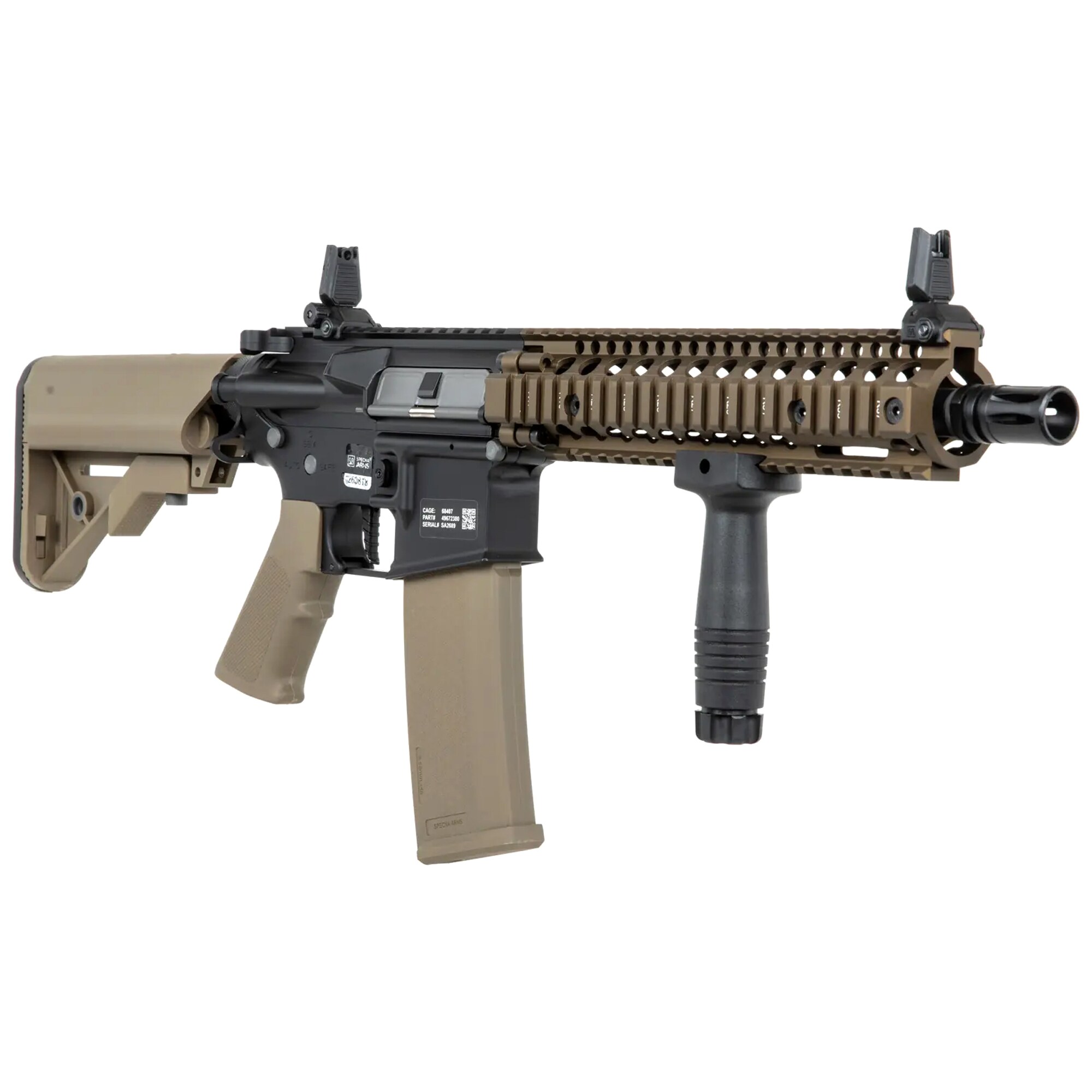 Karabinek szturmowy AEG Specna Arms SA-P19 PRIME HAL ETU Daniel Defense - Chaos Bronze