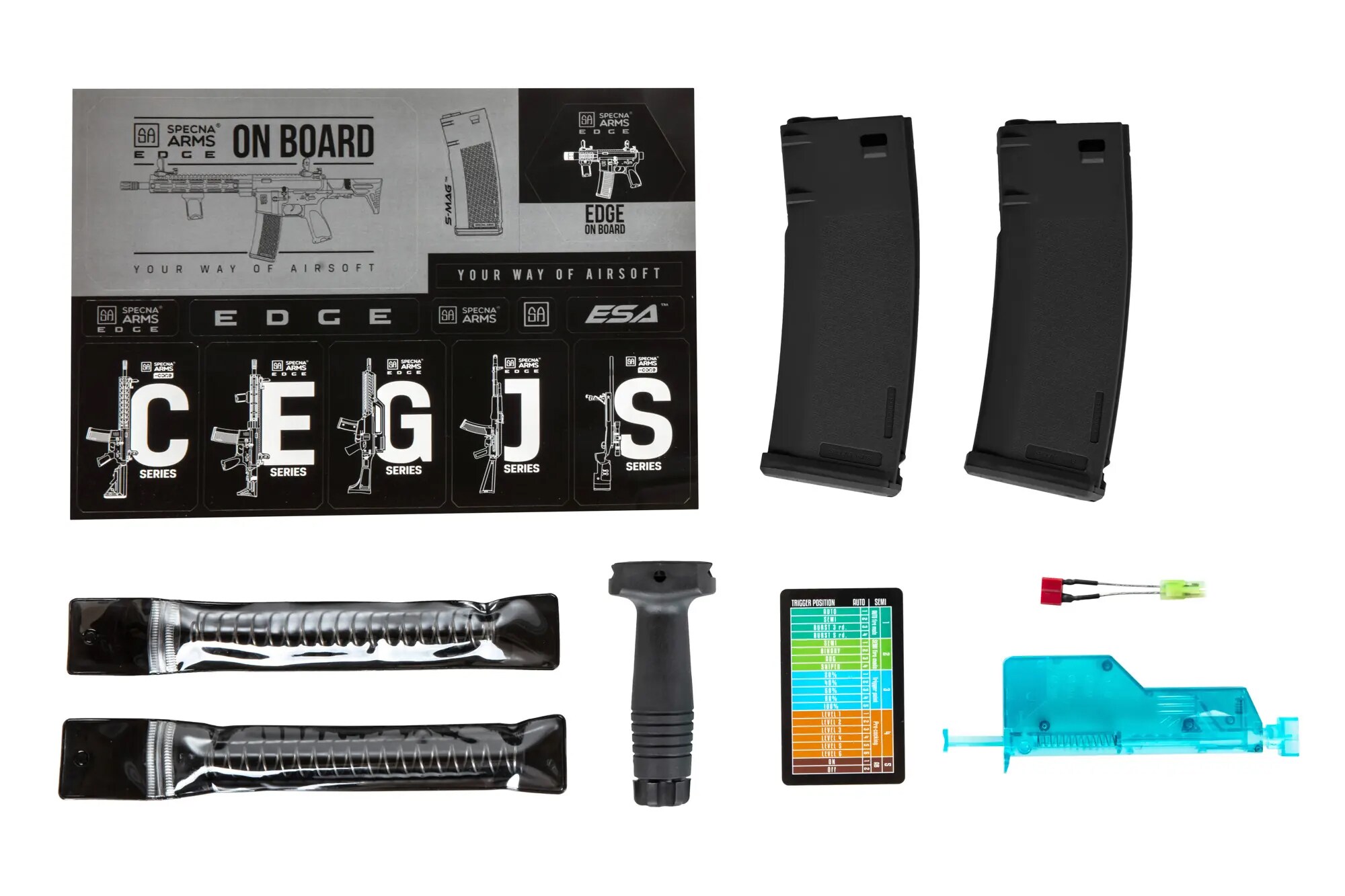 Karabinek szturmowy AEG Specna Arms Daniel Defense MK18 SA-P26 Prime HAL ETU - Black