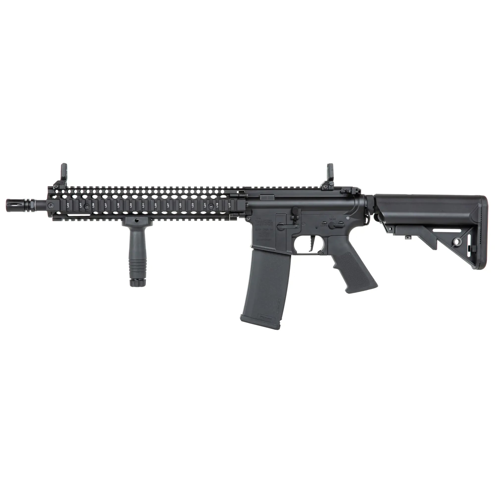 Karabinek szturmowy AEG Specna Arms Daniel Defense MK18 SA-P26 Prime HAL ETU - Black