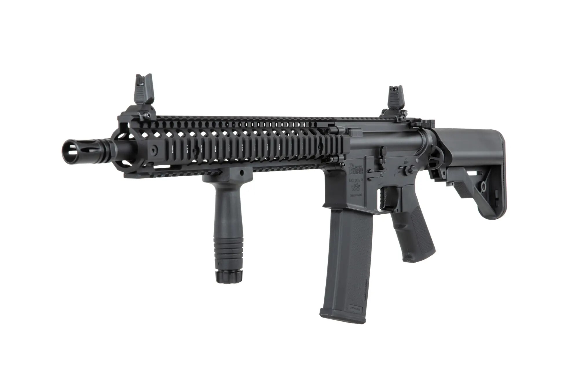 Karabinek szturmowy AEG Specna Arms Daniel Defense MK18 SA-P26 Prime HAL ETU - Black