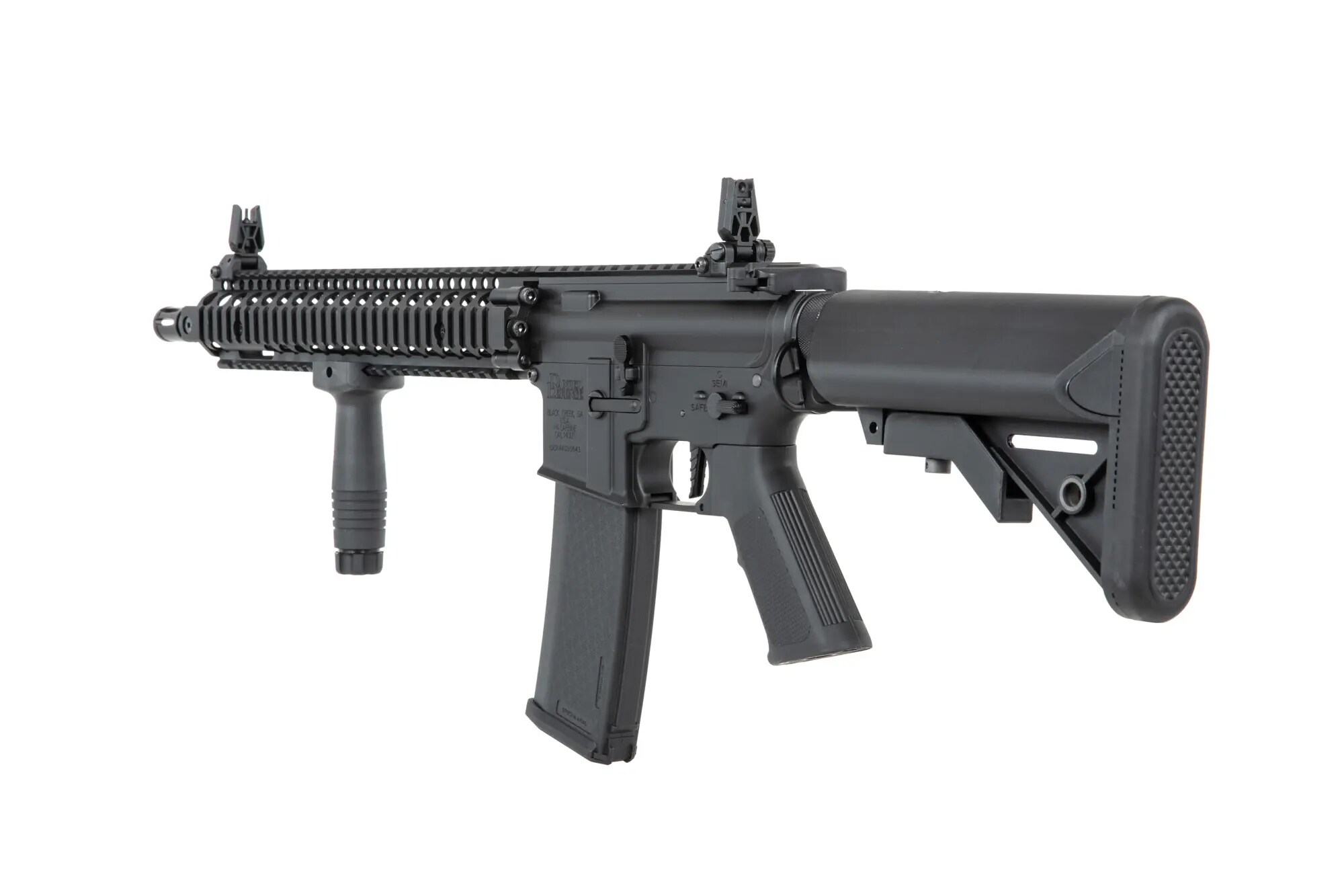 Karabinek szturmowy AEG Specna Arms Daniel Defense MK18 SA-P26 Prime HAL ETU - Black