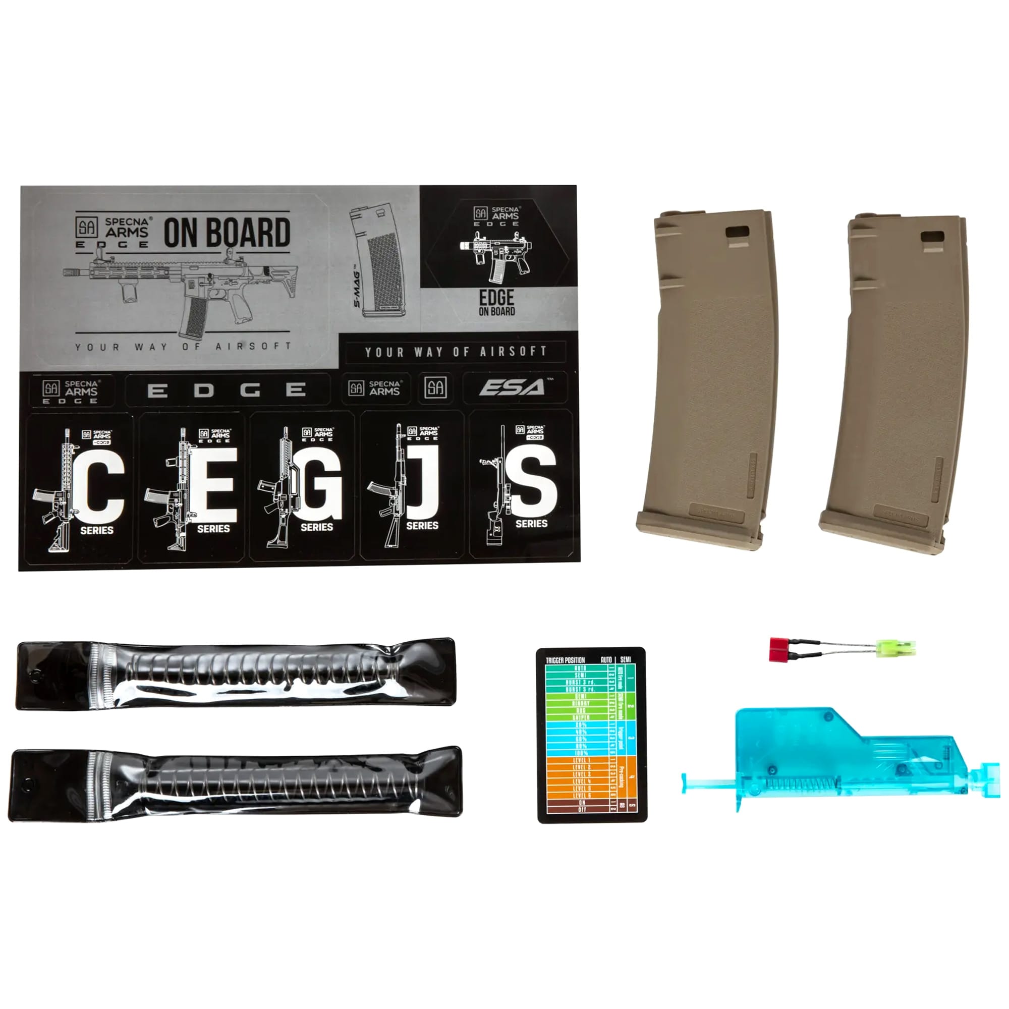 Karabinek szturmowy AEG Specna Arms Daniel Defense MK18 SA-P26 Prime HAL ETU - Chaos Bronze