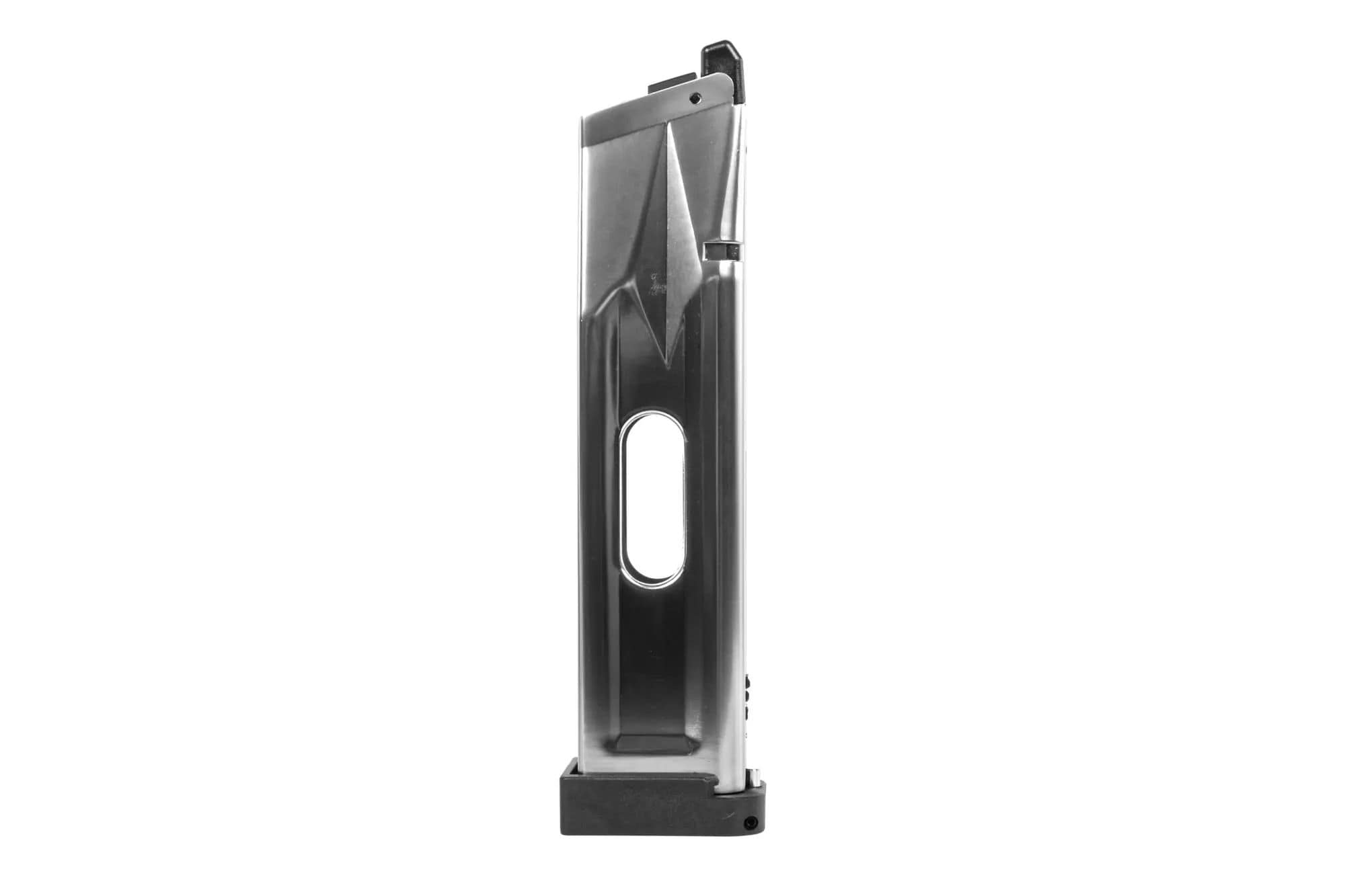 Magazynek ASG SRC Low-Cap CO2 do replik Hi-Capa QB - Black/Silver