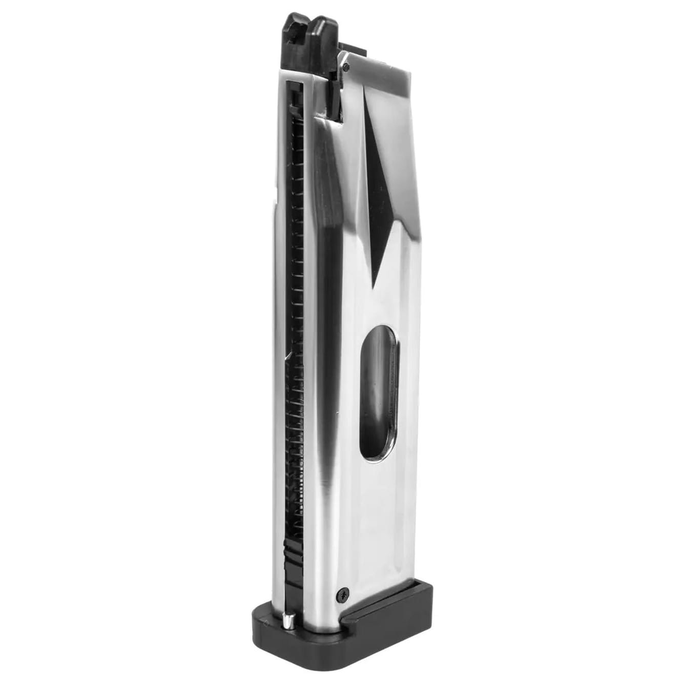 Magazynek ASG SRC Low-Cap CO2 do replik Hi-Capa QB - Black/Silver