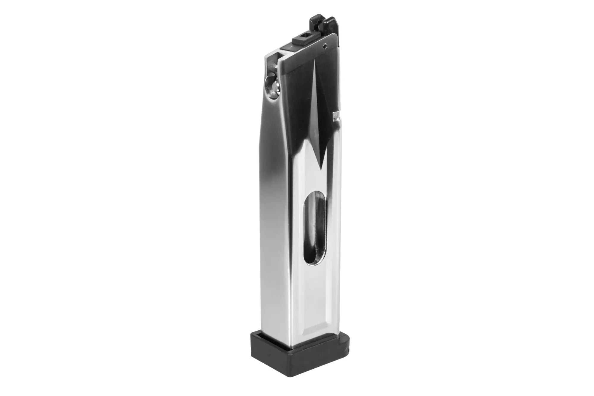 Magazynek ASG SRC Low-Cap CO2 do replik Hi-Capa QB - Black/Silver
