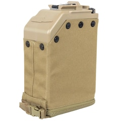 Magazynek pudełkowy ASG VFC do replik MK48 MOD1 elektryczny - Flat Dark Earth
