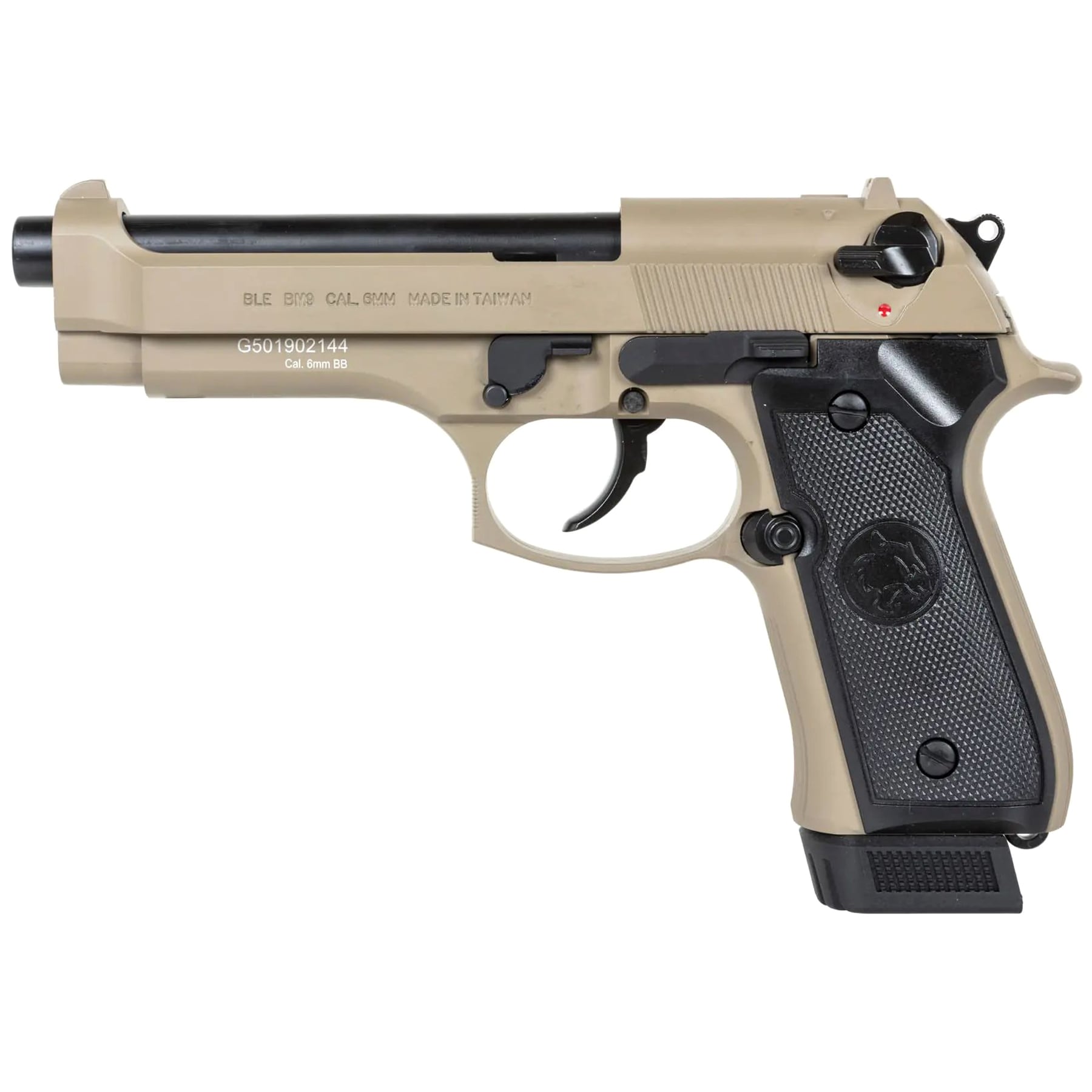 Пістолет ASG GBB ICS BLE-BM9 Dual Power - Half-Tan