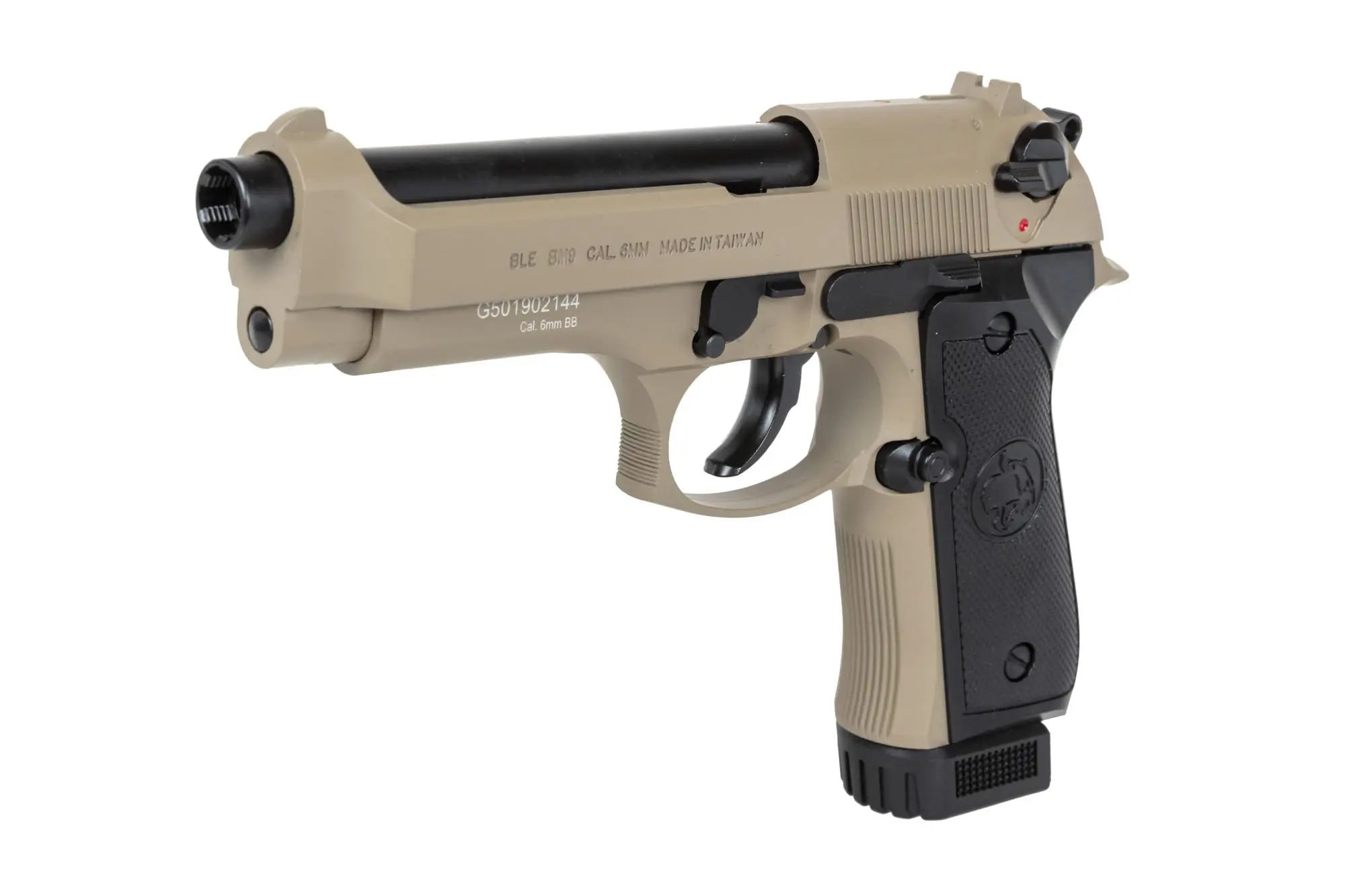 Пістолет ASG GBB ICS BLE-BM9 Dual Power - Half-Tan