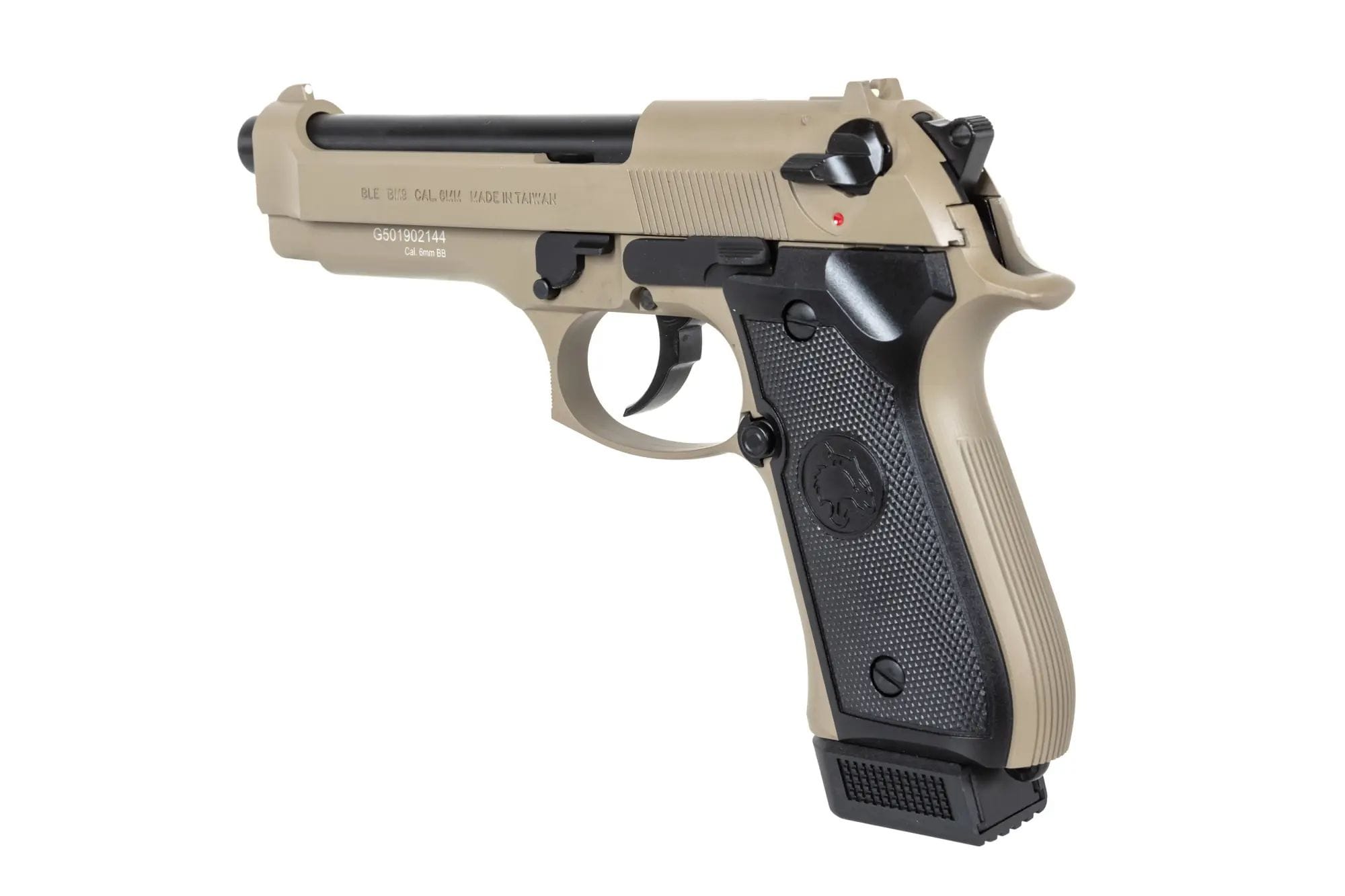 Пістолет ASG GBB ICS BLE-BM9 Dual Power - Half-Tan