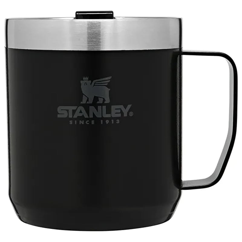 Kubek termiczny Stanley Legendary Classic Camp Mug 350 ml - Matte Black Pebble