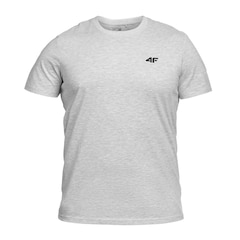 Koszulka T-Shirt 4F M2256 - Chłodny Jasny Szary Melanż