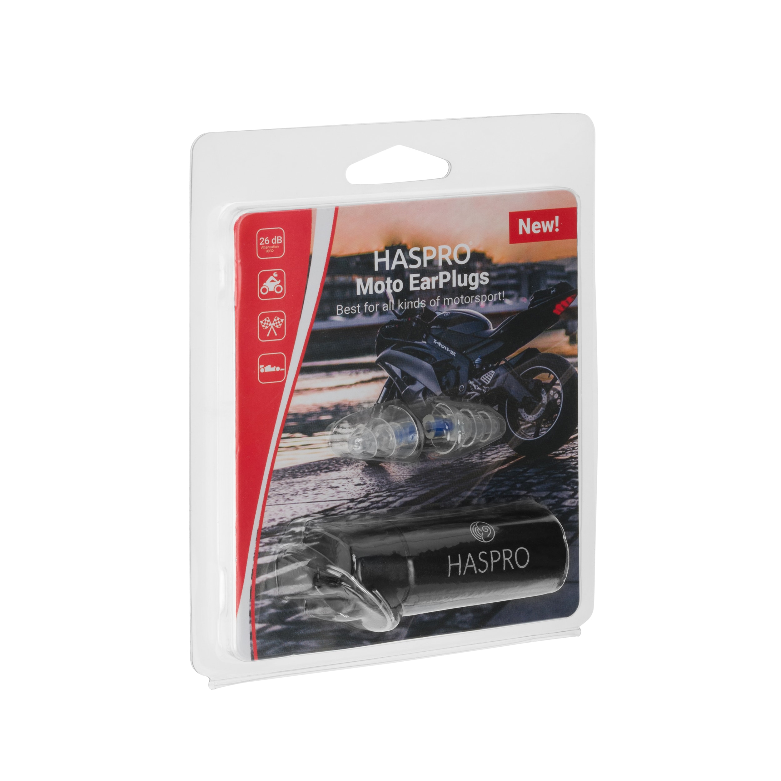 Zatyczki do uszu Haspro Moto Universal