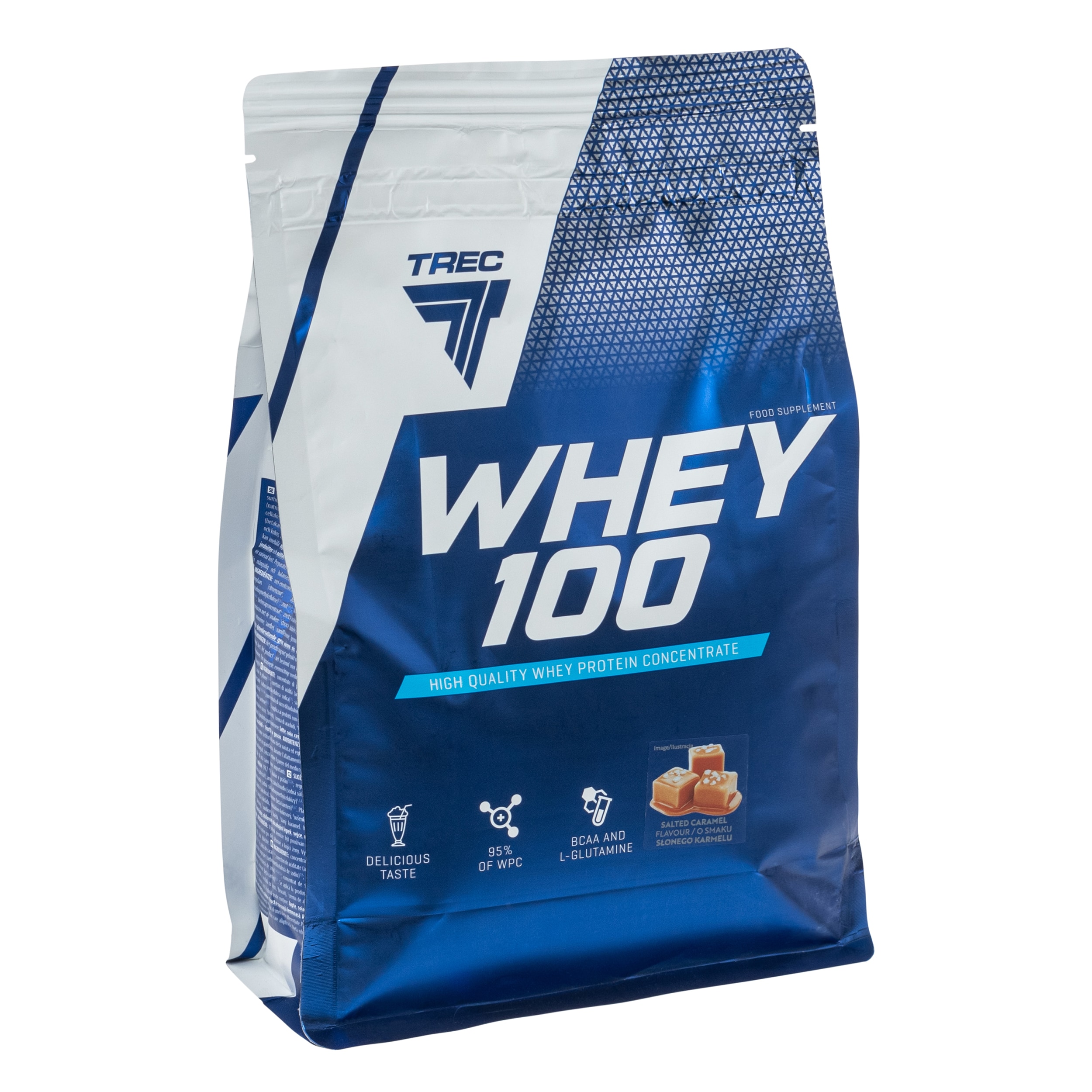 Odżywka białkowa Trec Whey 100 900 g Solony karmel - suplement diety
