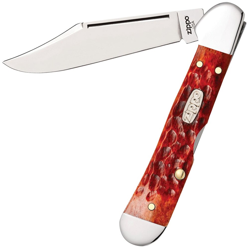 Nóż składany Zippo Mini Copperlock - Chestnut Bone