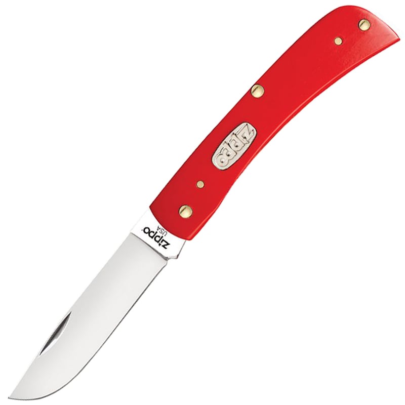 Nóż składany Zippo Mini Trapper - Synthetic Red