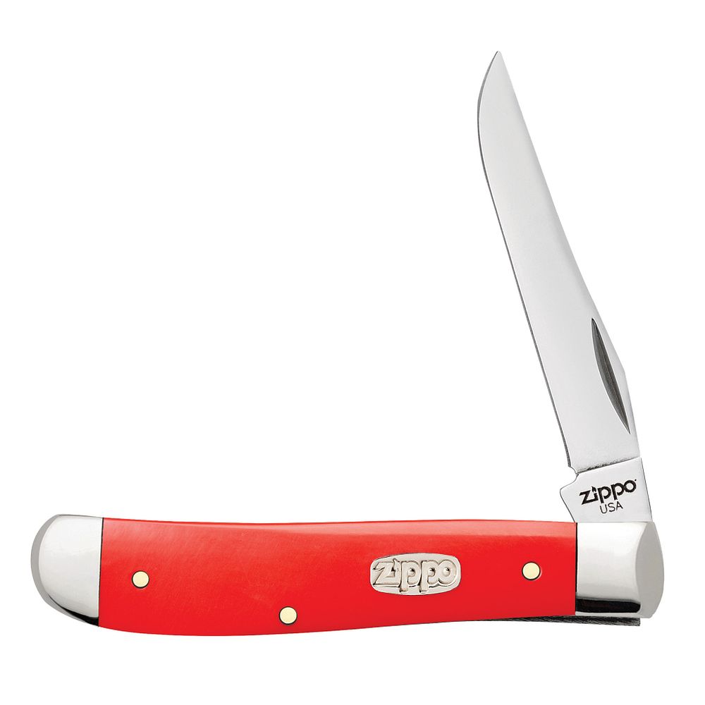 Nóż składany Zippo Mini Trapper - Synthetic Red