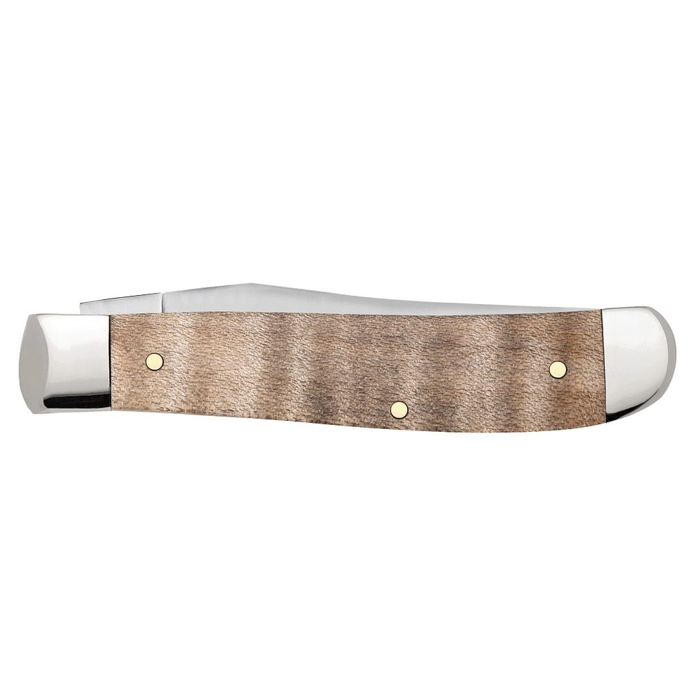 Nóż składany Zippo Mini Trapper - Curly Maple Wood