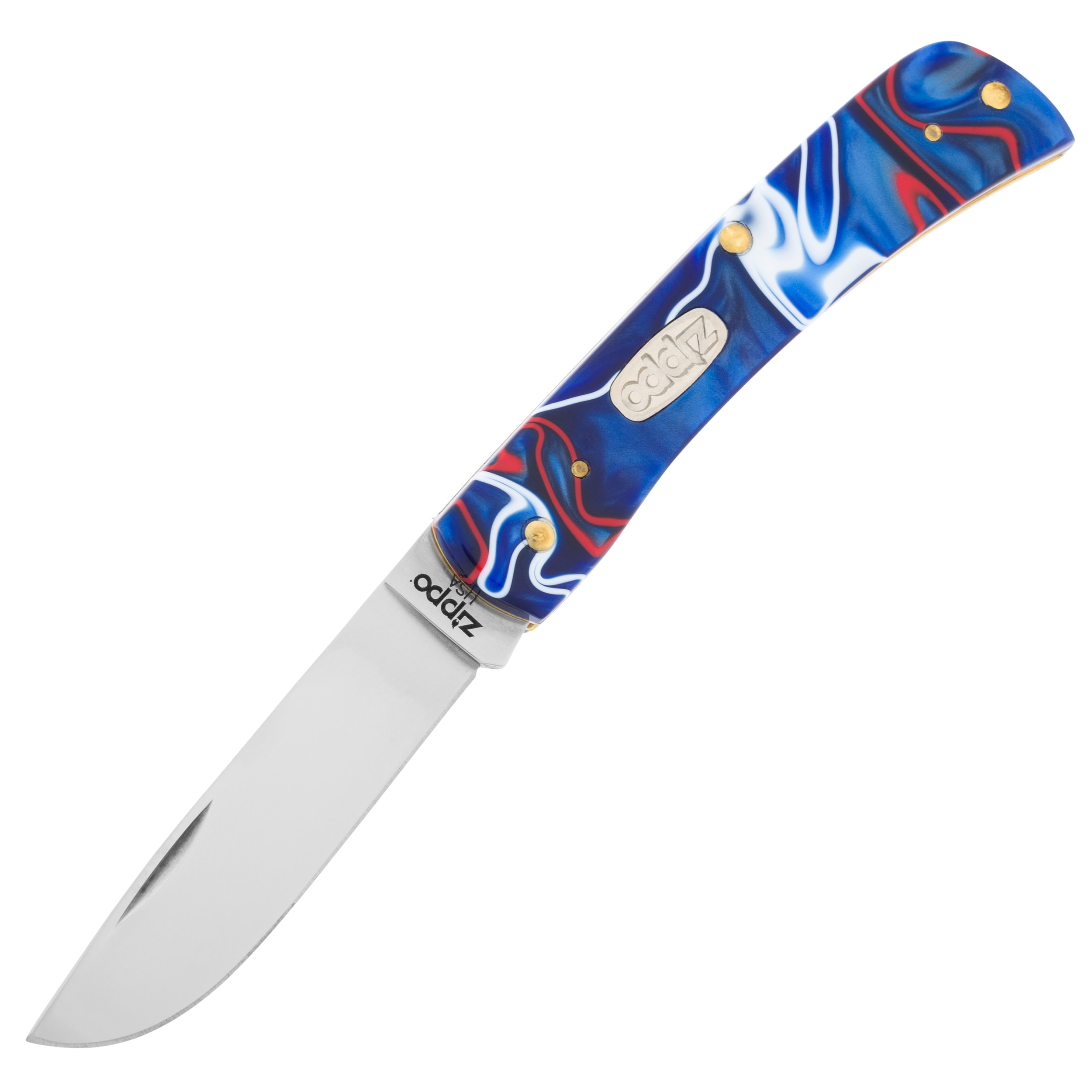 Складаний ніж Zippo Sodbuster Jr - Red/White/Blue Kirinite