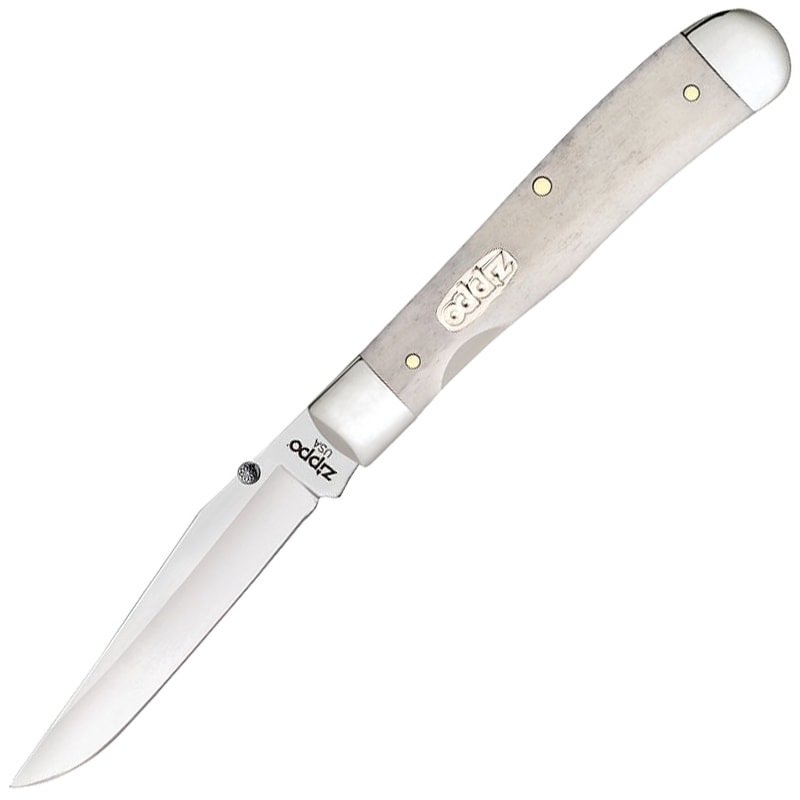 Nóż składany Zippo Trapperlock - Natural Bone