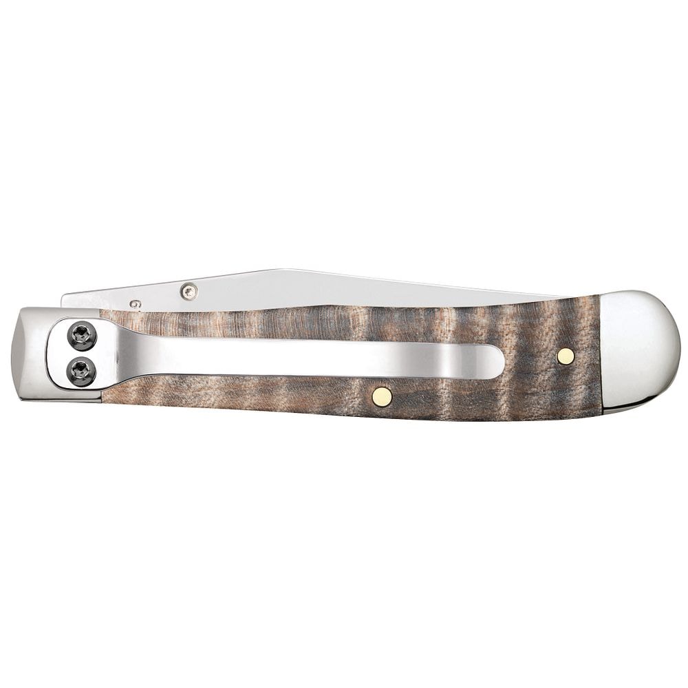Nóż składany Zippo Trapperlock - Curly Maple Wood