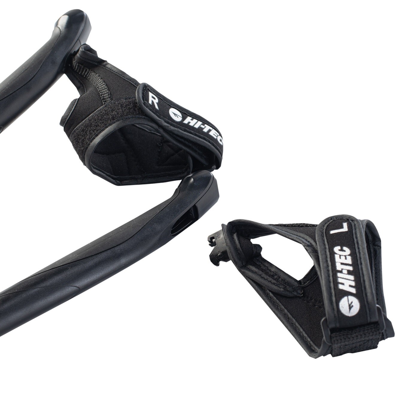 Kije Nordic Walking Hi-Tec Eclipsis - Black/Red