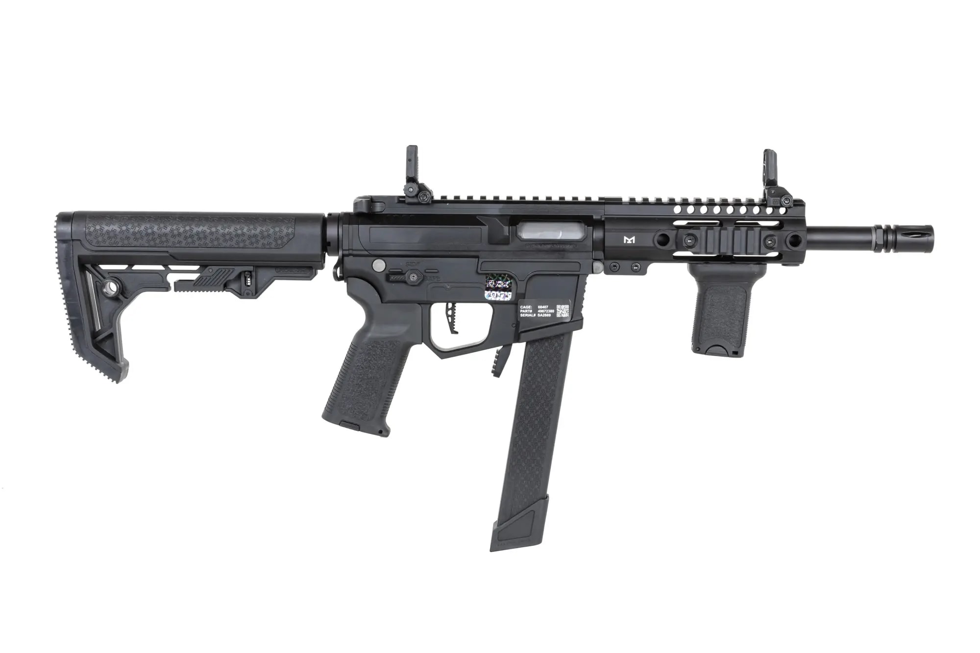 Пістолет-кулемет AEG Specna Arms SA-PX01 PRIME Dark Matter High Speed 27k - Black