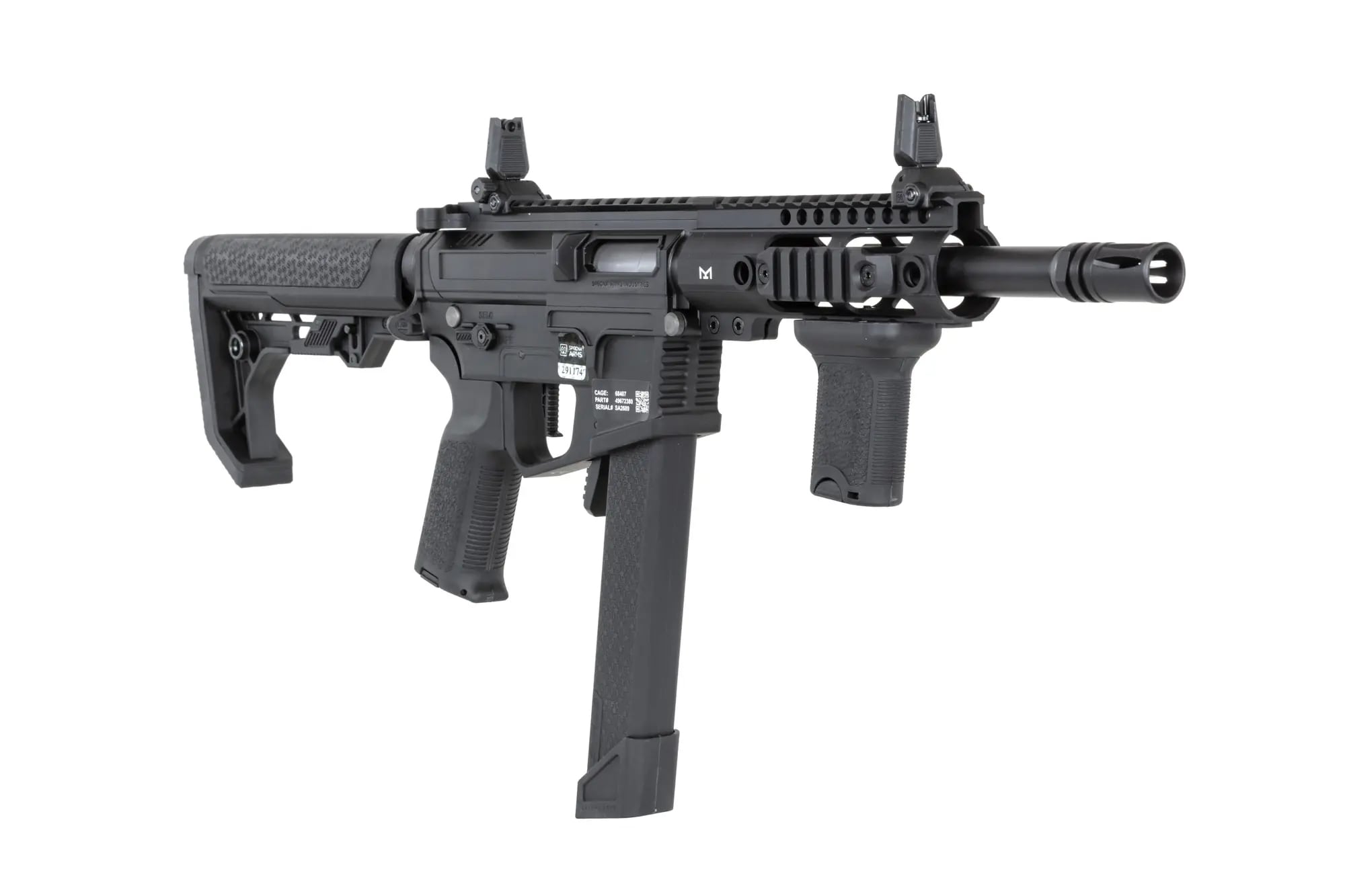 Пістолет-кулемет AEG Specna Arms SA-PX01 PRIME Dark Matter High Speed 27k - Black