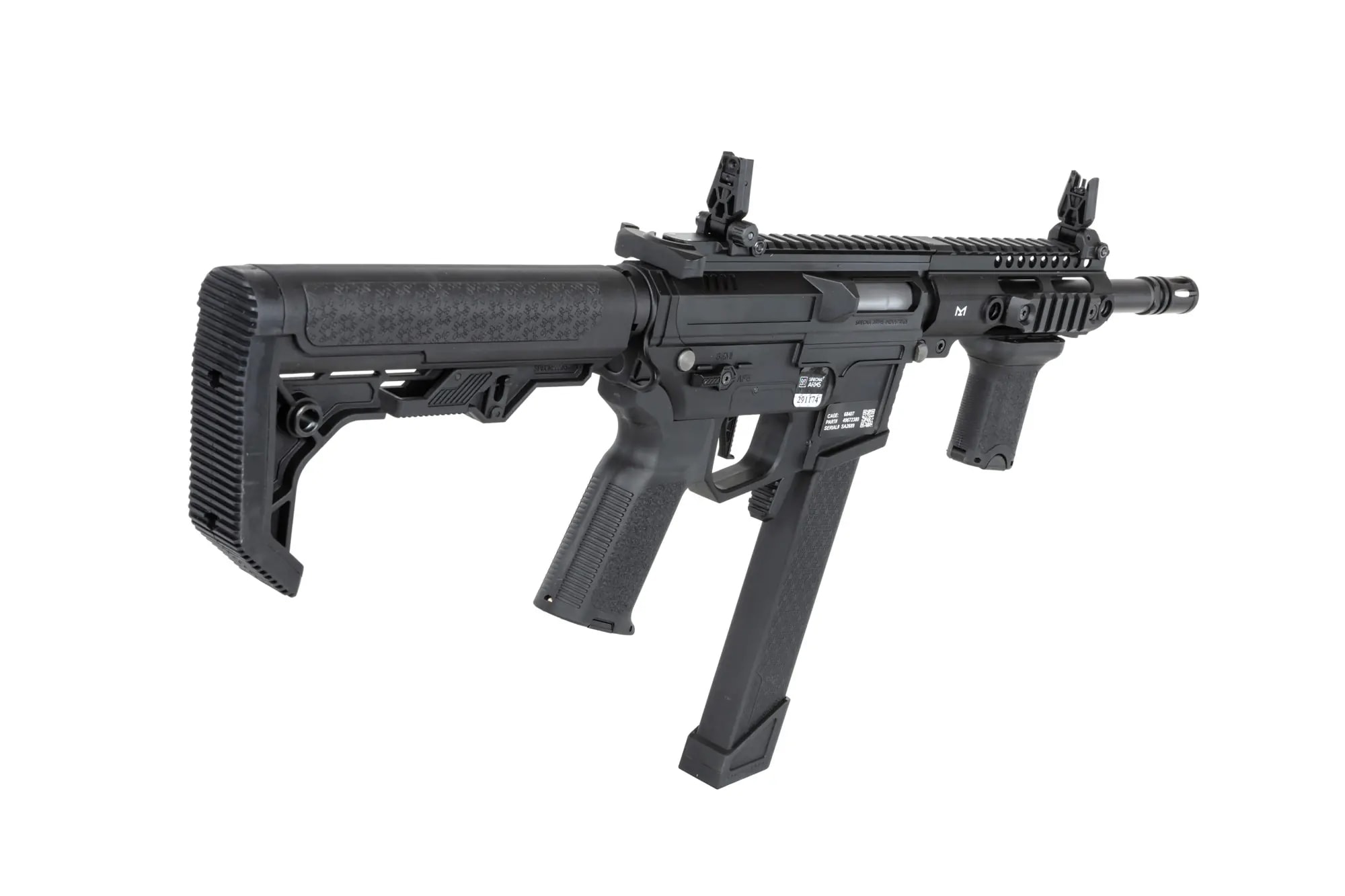 Пістолет-кулемет AEG Specna Arms SA-PX01 PRIME Dark Matter High Speed 27k - Black
