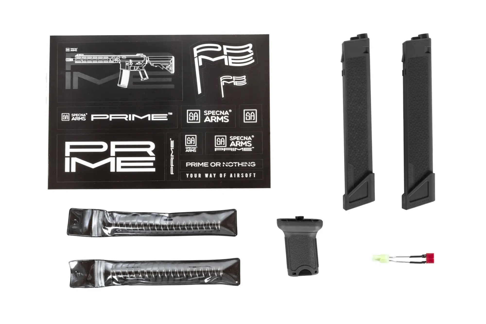 Пістолет-кулемет AEG Specna Arms SA-PX01 PRIME Dark Matter High Speed 27k - Black