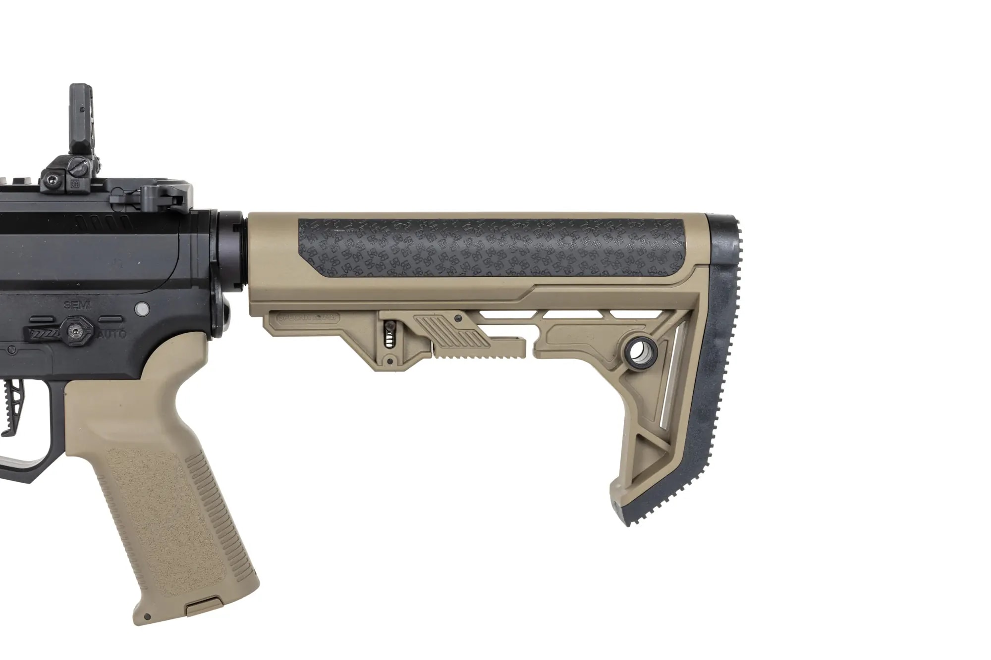 Пістолет-кулемет AEG Specna Arms SA-PX01 PRIME Dark Matter High Speed 27k - Half-Tan