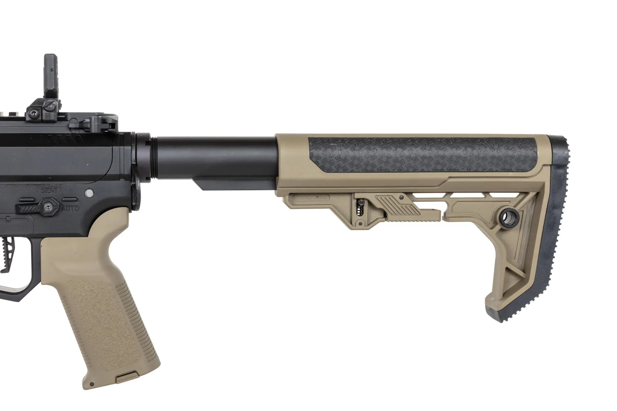 Пістолет-кулемет AEG Specna Arms SA-PX01 PRIME Dark Matter High Speed 27k - Half-Tan