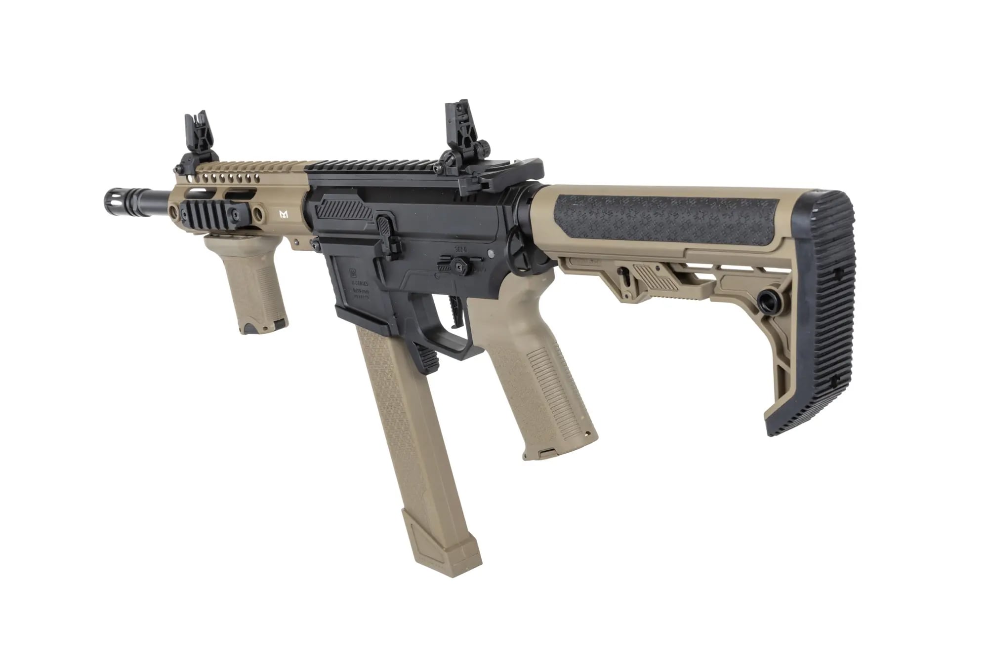 Пістолет-кулемет AEG Specna Arms SA-PX01 PRIME Dark Matter High Speed 27k - Half-Tan
