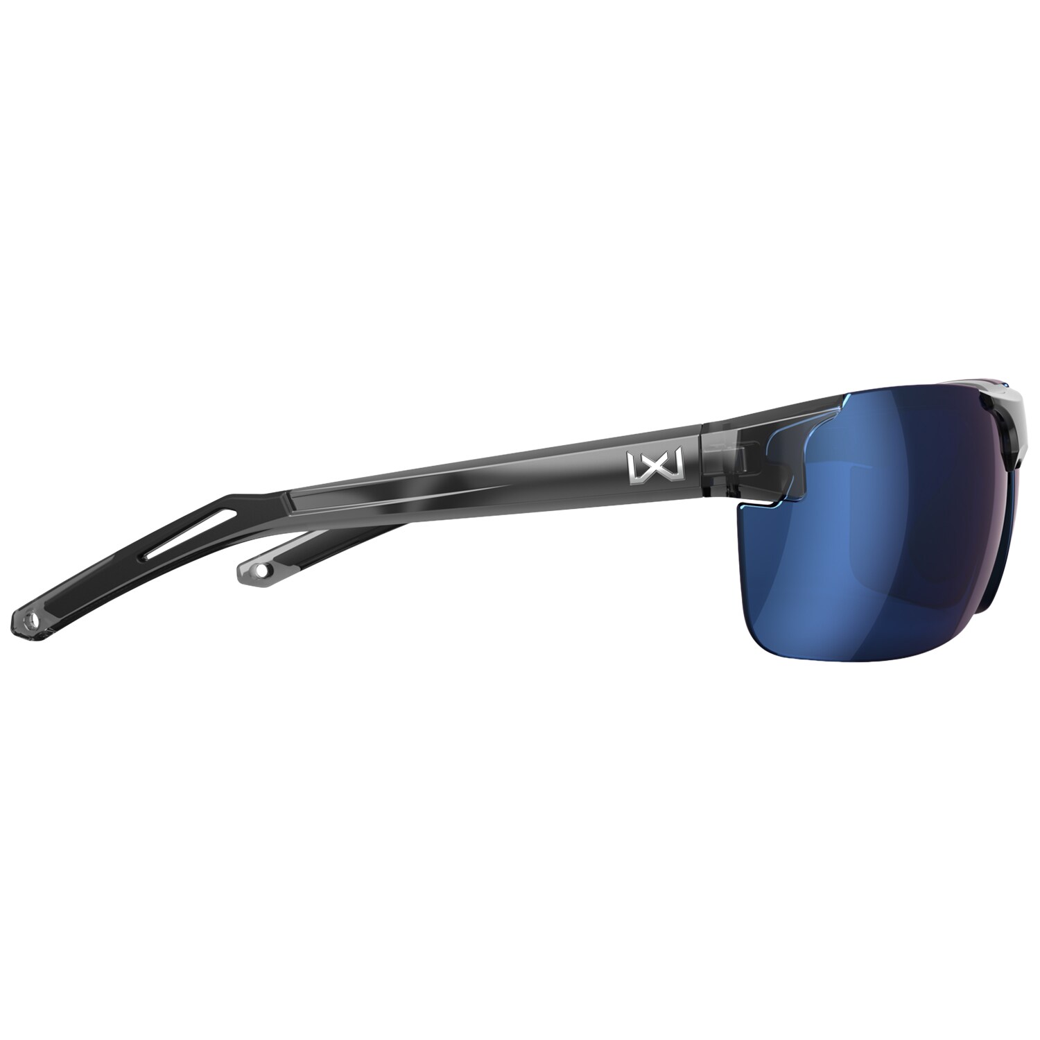 Okulary taktyczne Wiley X Prime - Captivate Polarized Blue Mirror/Gloss Crystal Grey