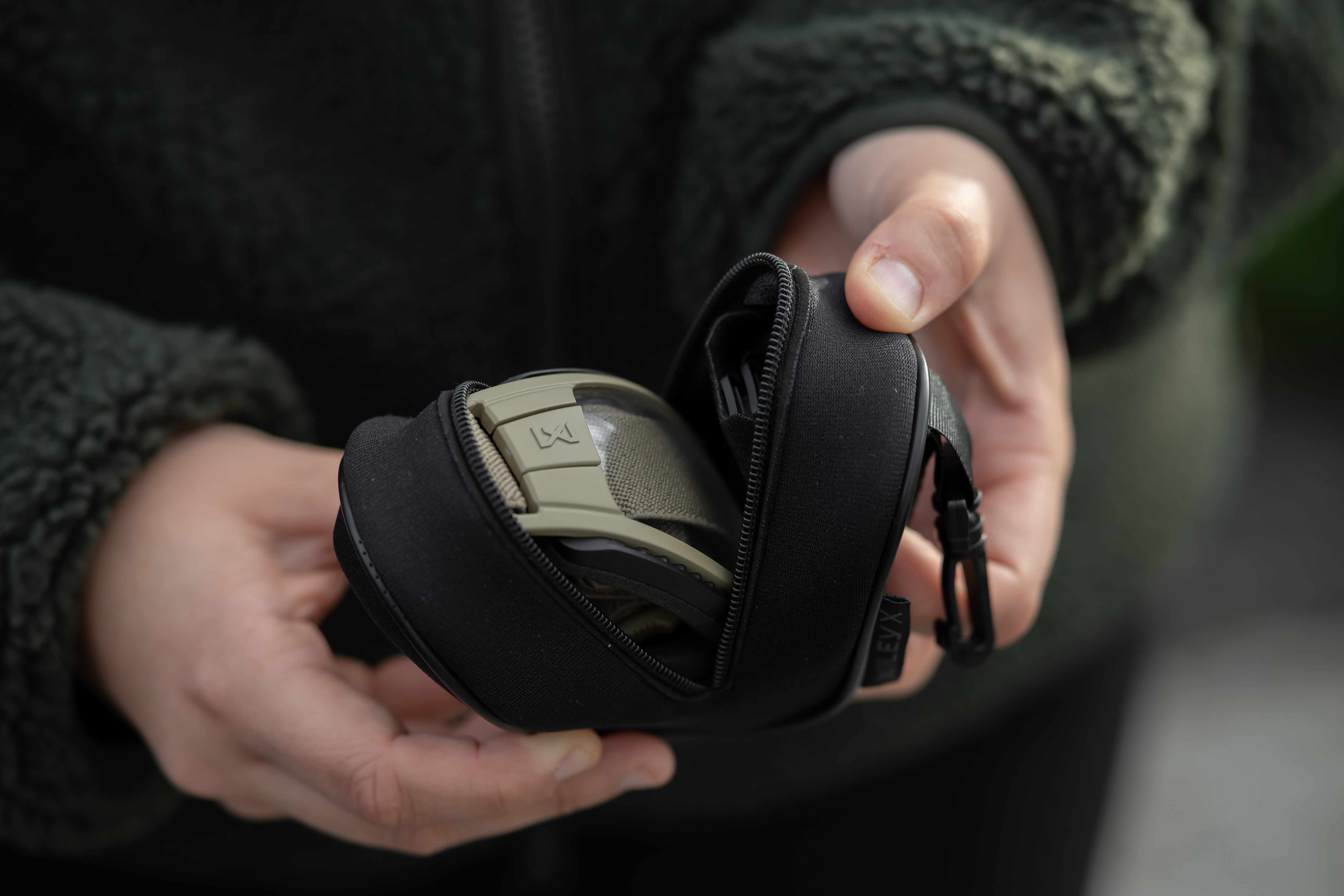 Gogle taktyczne Wiley X Lynx Clear/Grey - Tan