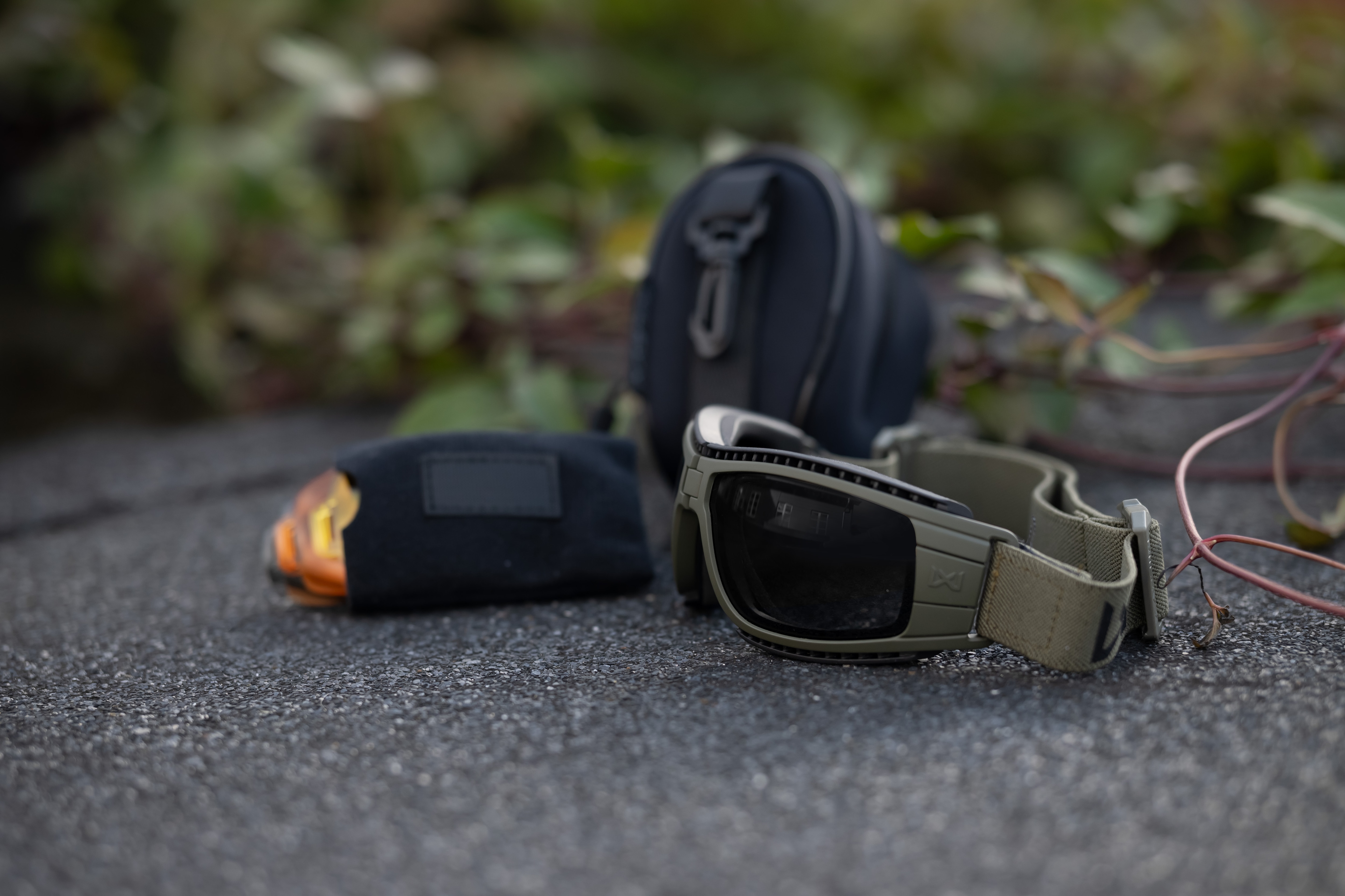 Gogle taktyczne Wiley X Lynx Clear/Grey - Green