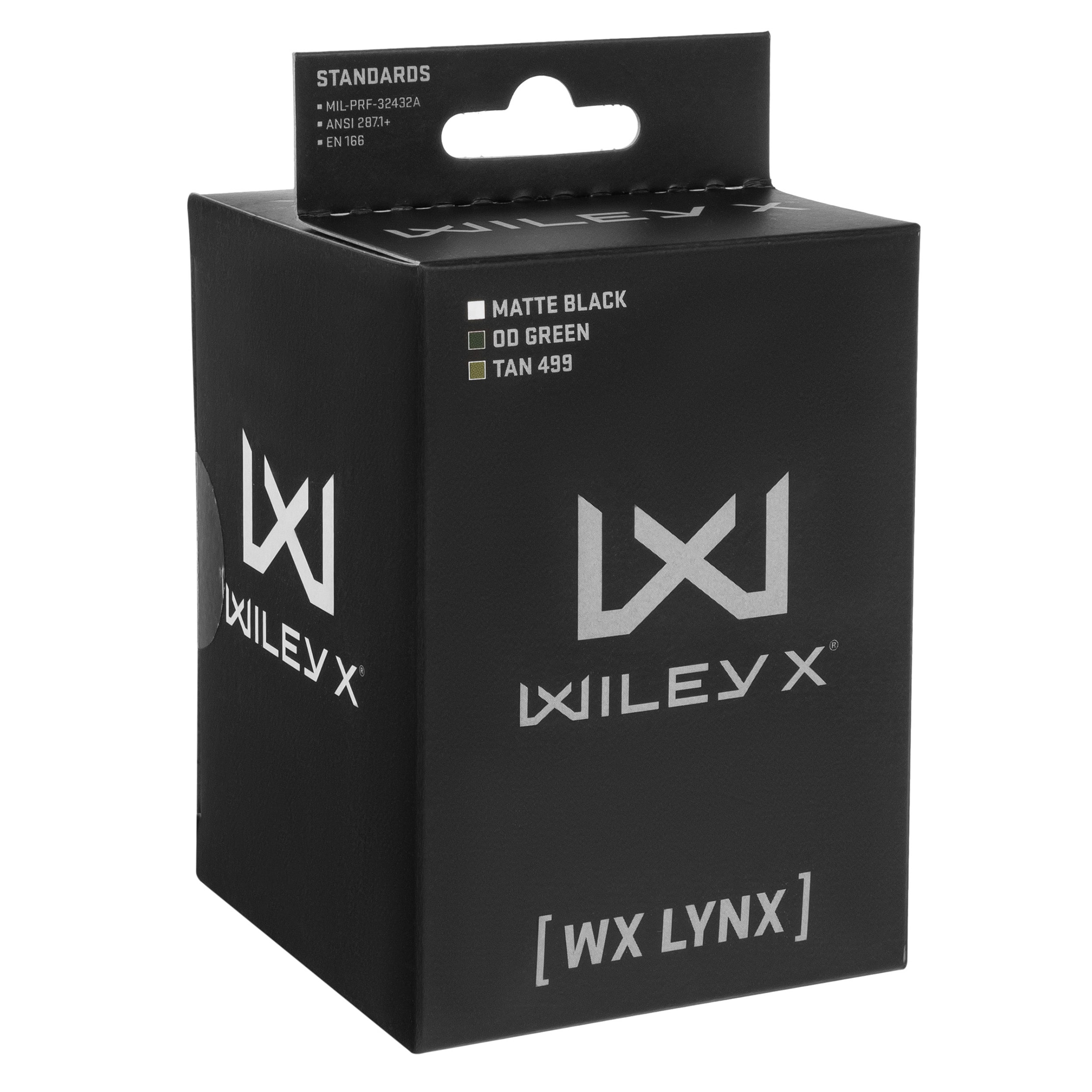 Gogle taktyczne Wiley X Lynx Clear/Grey - Green