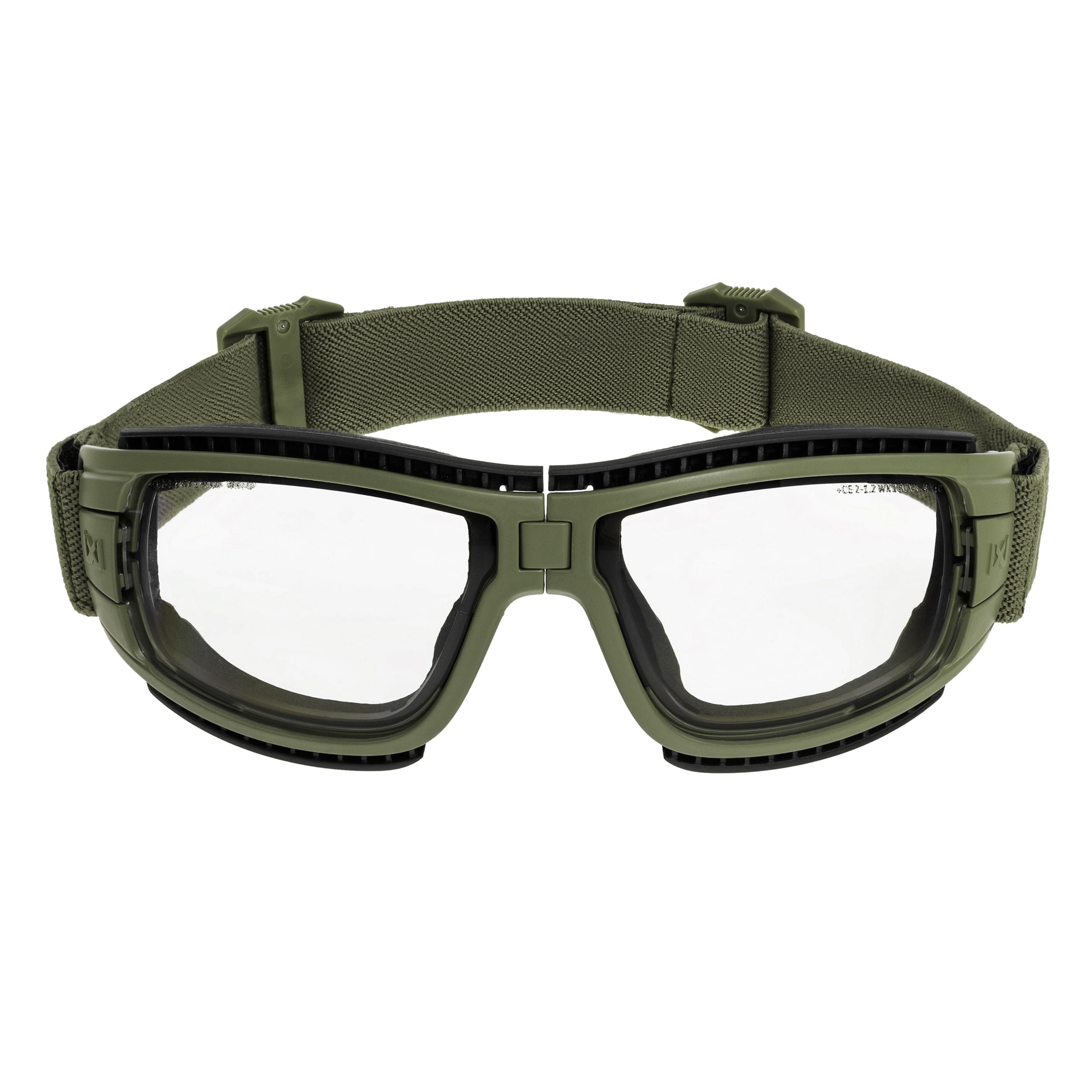 Gogle taktyczne Wiley X Lynx Clear/Grey - Green
