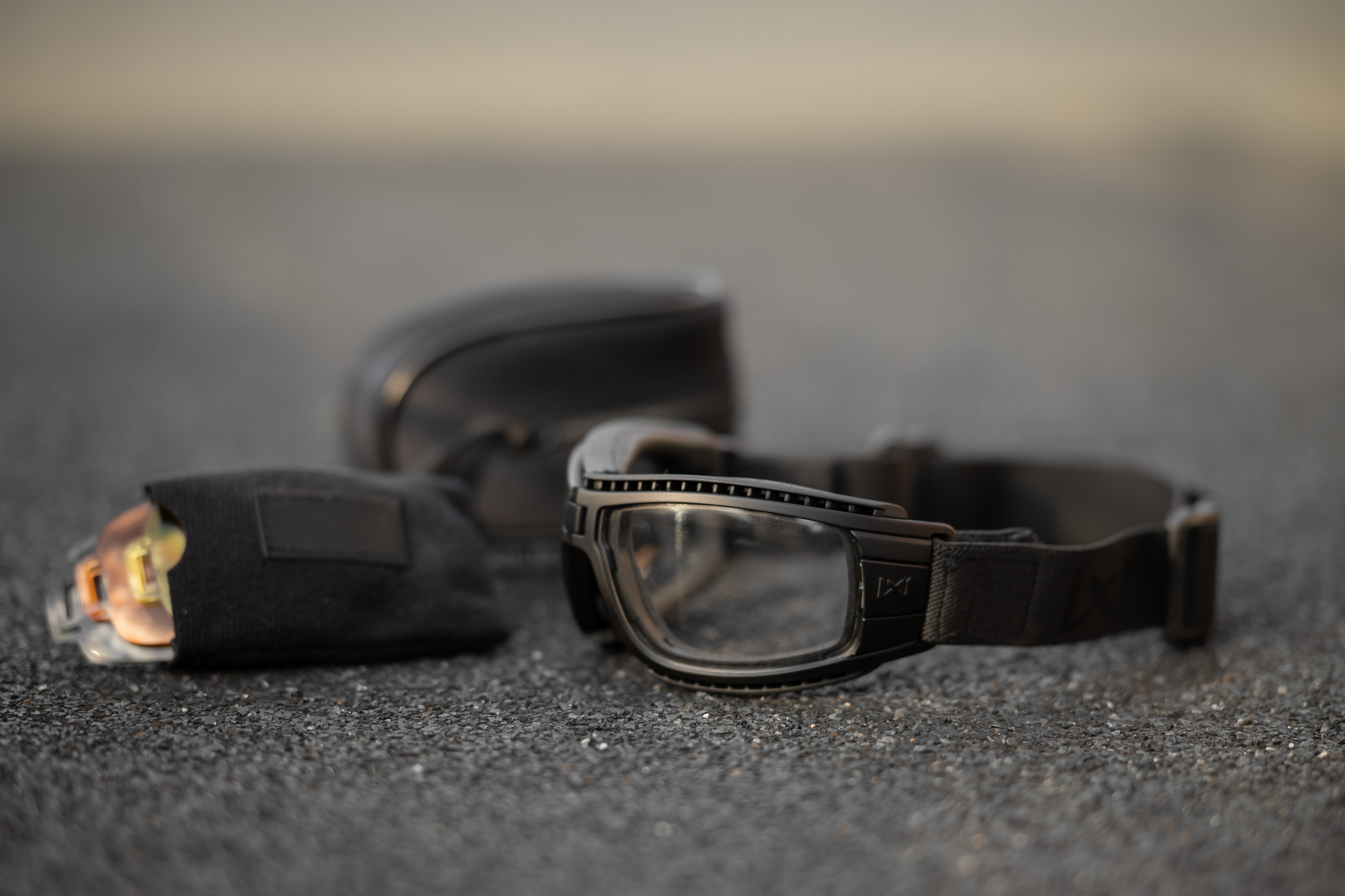 Gogle taktyczne Wiley X Lynx Clear/Grey - Black