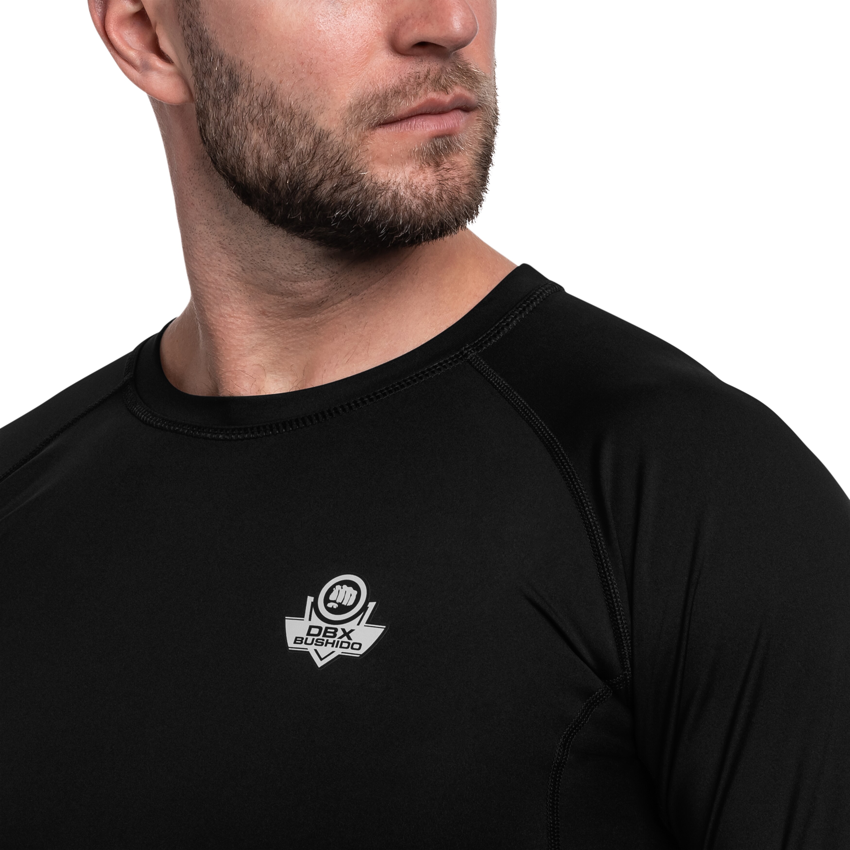 Футболка DBX Bushido Rashguard Long Sleeve Black RSL - Чорна