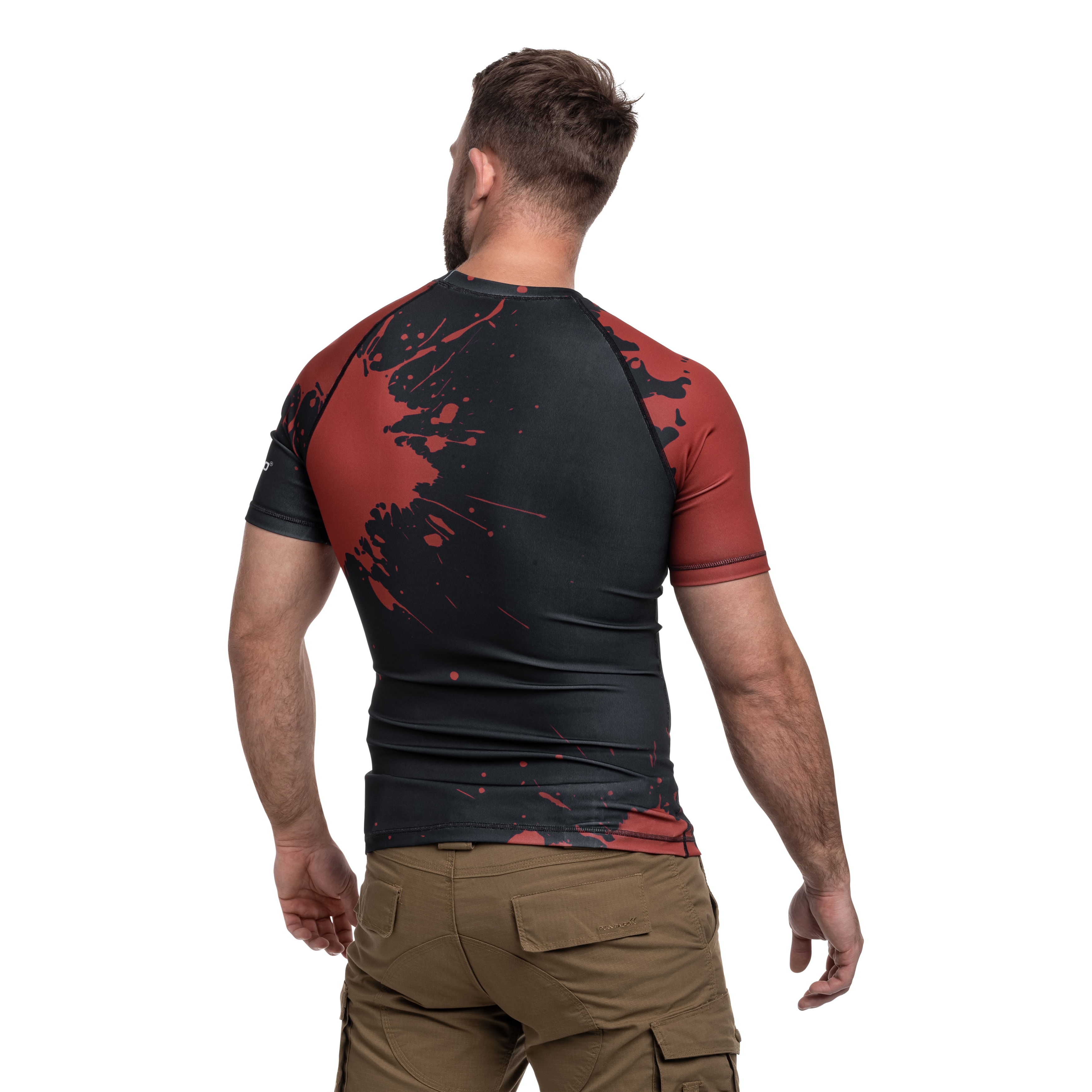 Koszulka T-shirt termoaktywna DBX Bushido Rashguard Blood