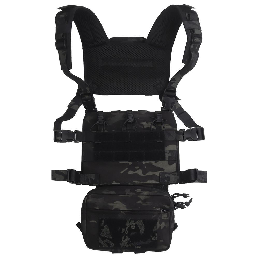 Kamizelka taktyczna Wosport VE-107 Chest Rig - MultiCam Black