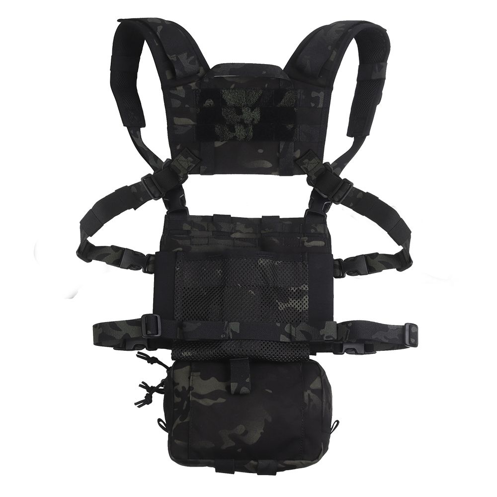 Kamizelka taktyczna Wosport VE-107 Chest Rig - MultiCam Black
