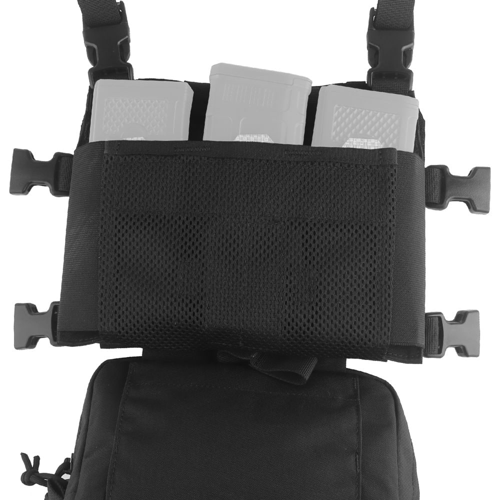 Kamizelka taktyczna Wosport VE-107 Chest Rig - Black