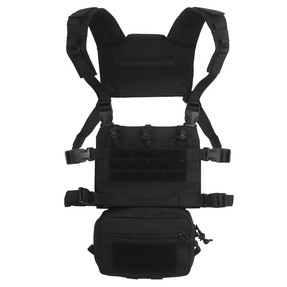 Kamizelka taktyczna Wosport VE-107 Chest Rig - Black
