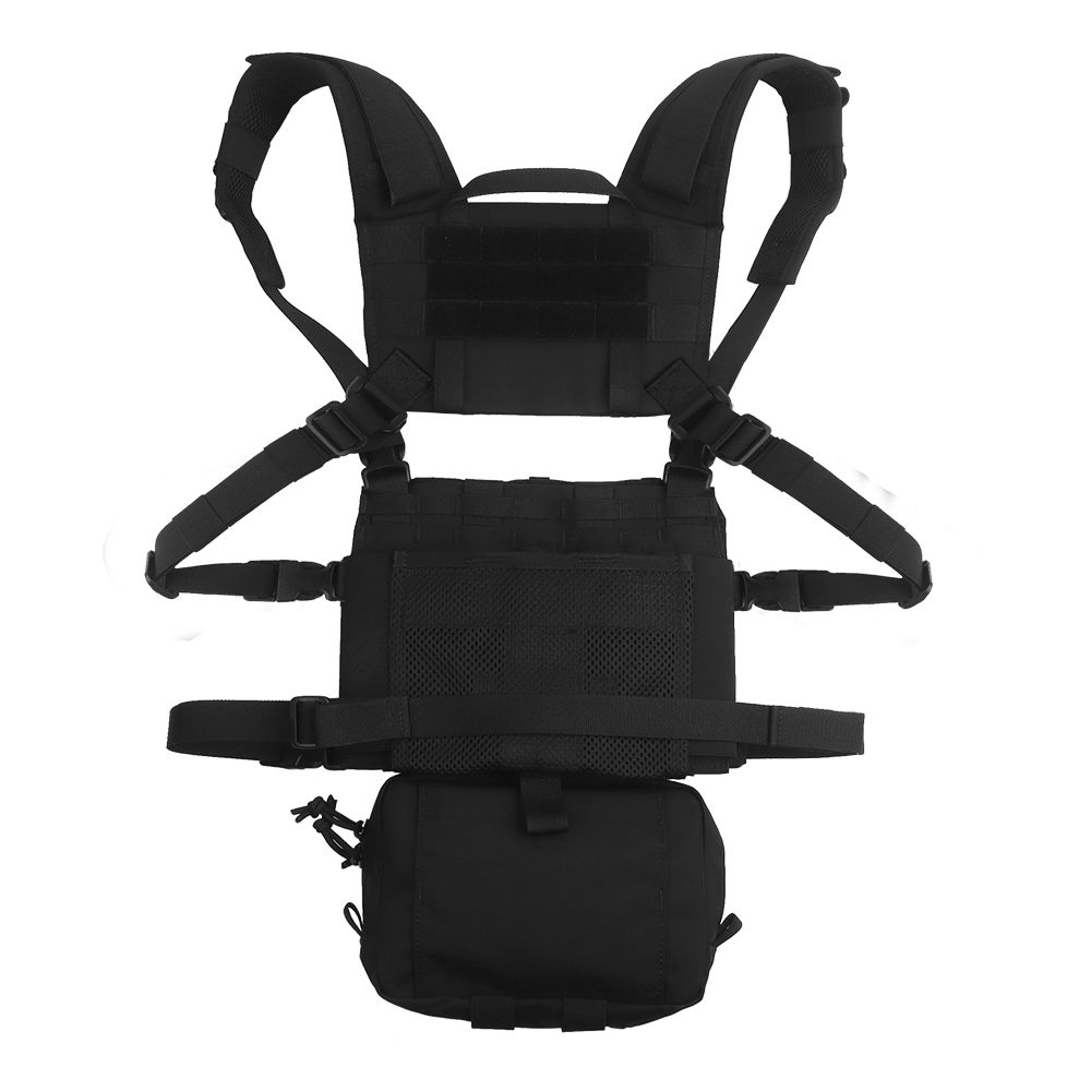 Kamizelka taktyczna Wosport VE-107 Chest Rig - Black