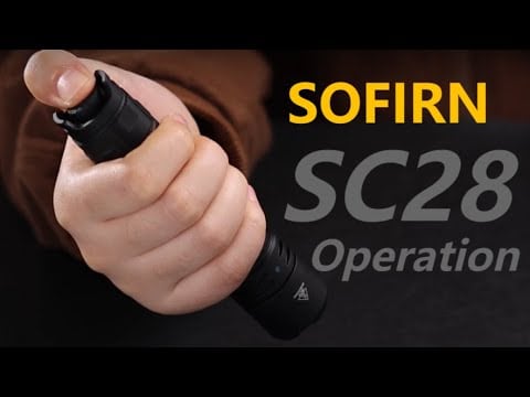 Latarka Sofirn SC28 Black - 2800 lumenów